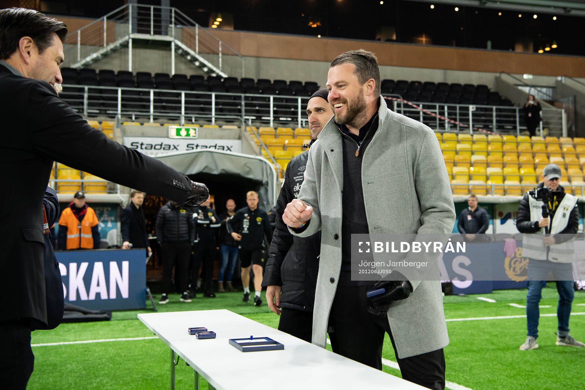 Elfsborgs manager Jimmy Thelin och assisterande tränare