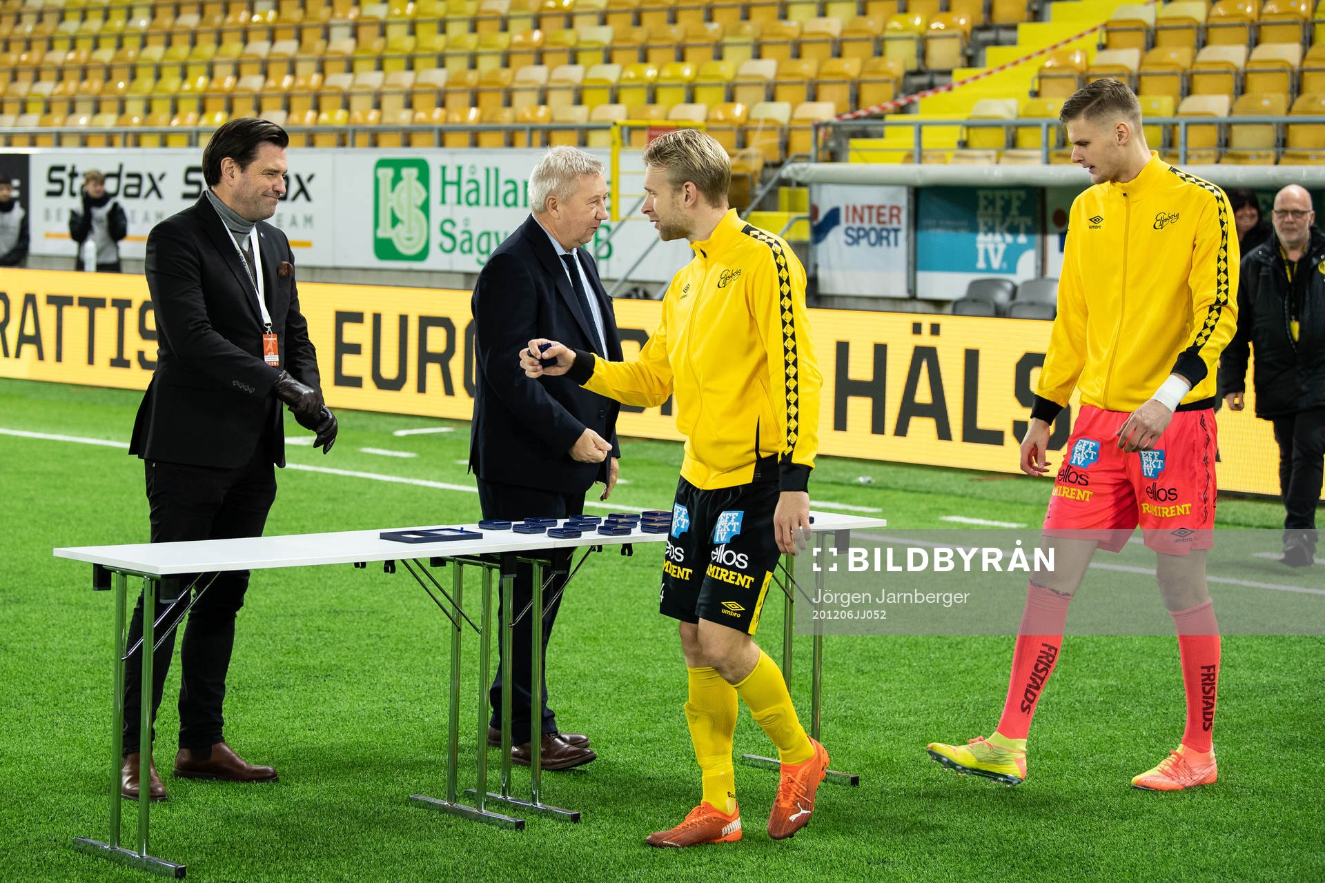 Nicklas Bengtsson SEF och Bert Andersson SvFF vid