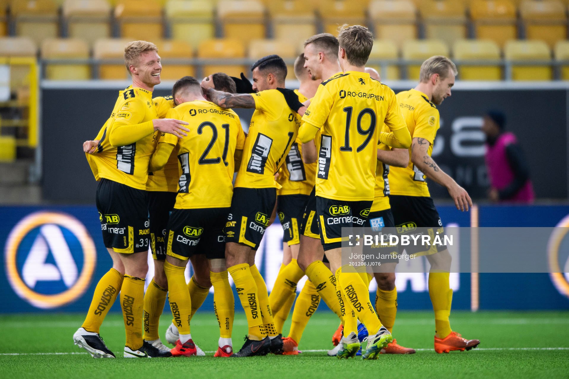 Elfsborgs spelare jublar