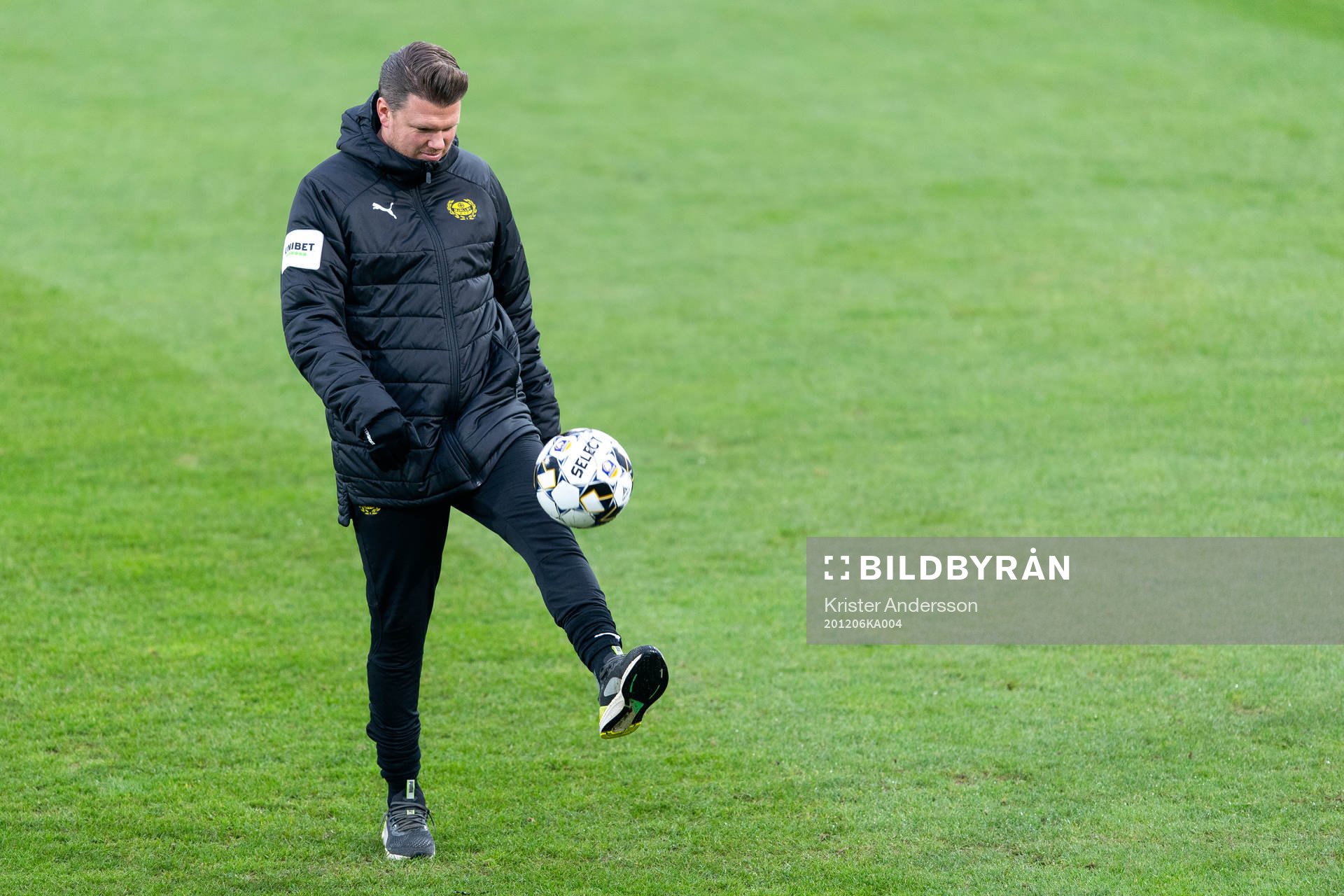 Mjällbys assisterande tränare Christian Järdler före