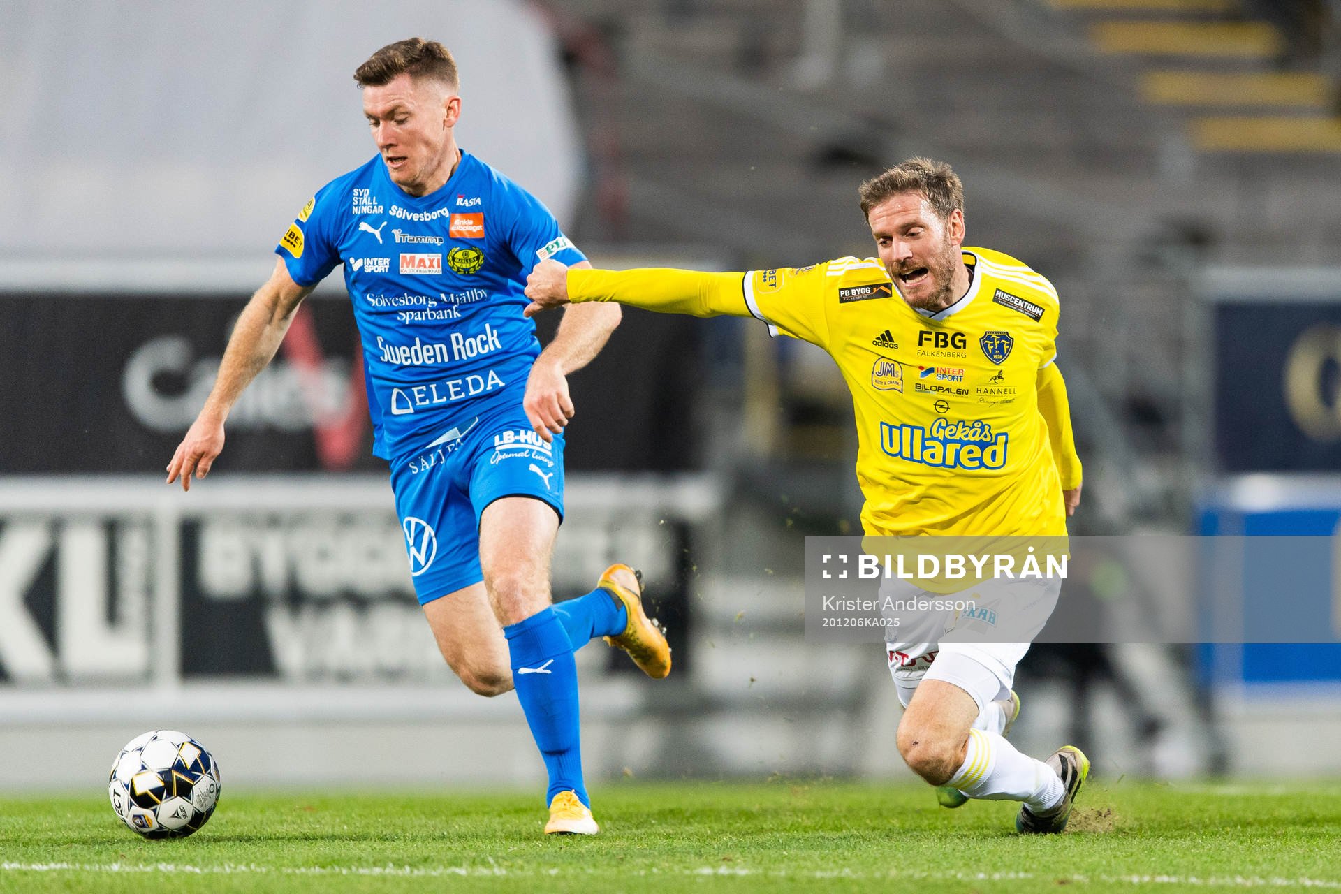 Mjällbys Viktor Agardius och Falkenbergs Karl Söderström