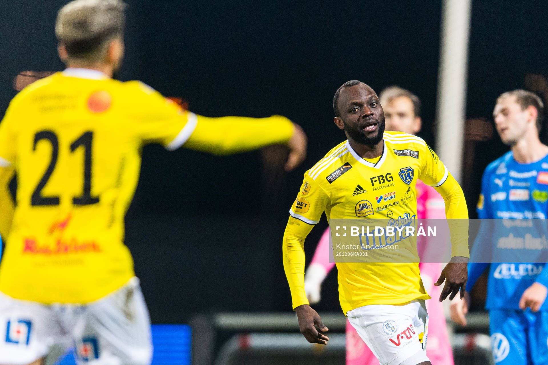 Falkenbergs John Chibuike jublar