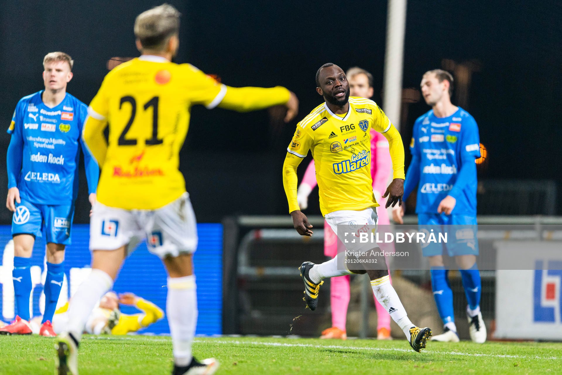 Falkenbergs John Chibuike jublar