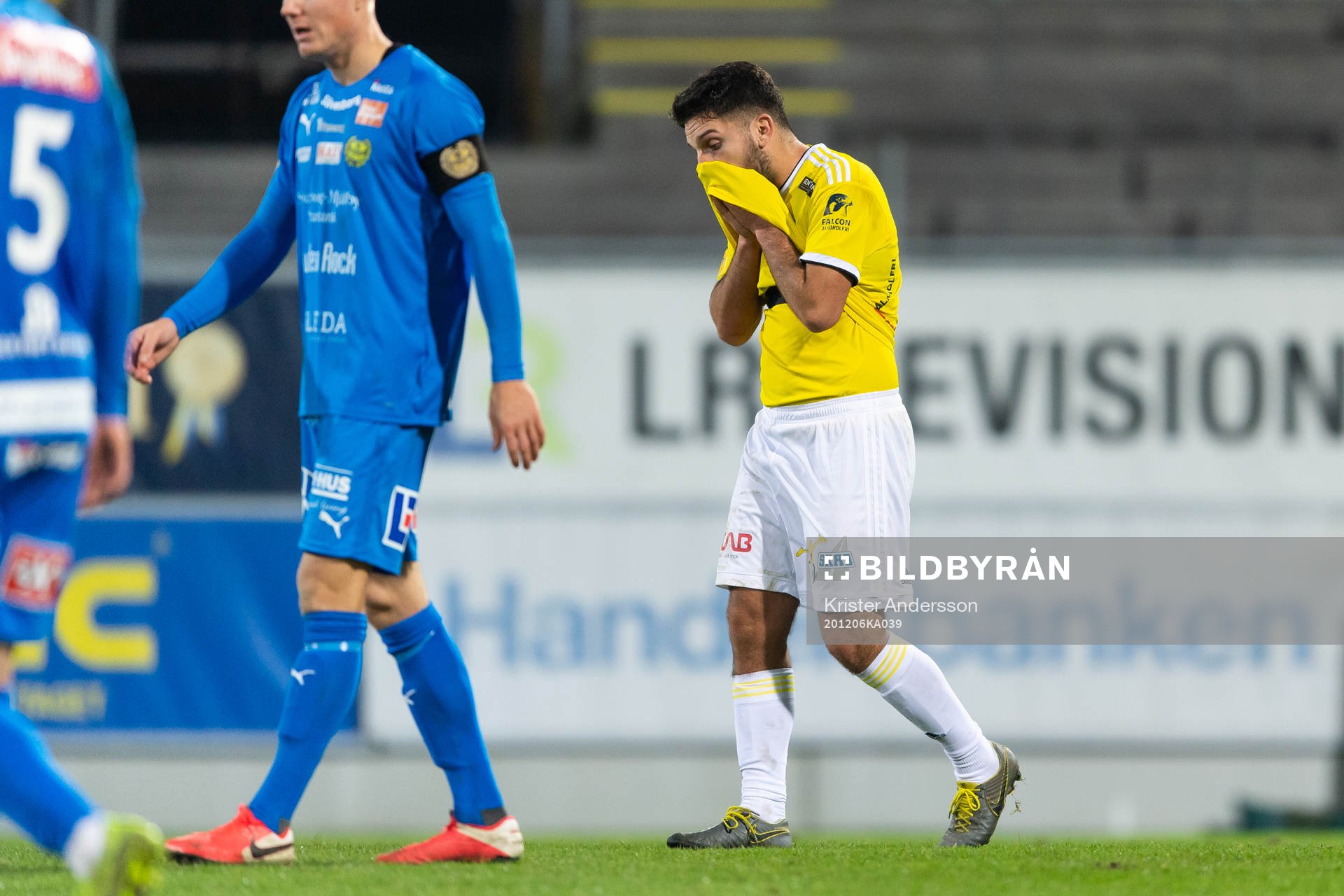 Falkenbergs Edi Sylisufaj deppar