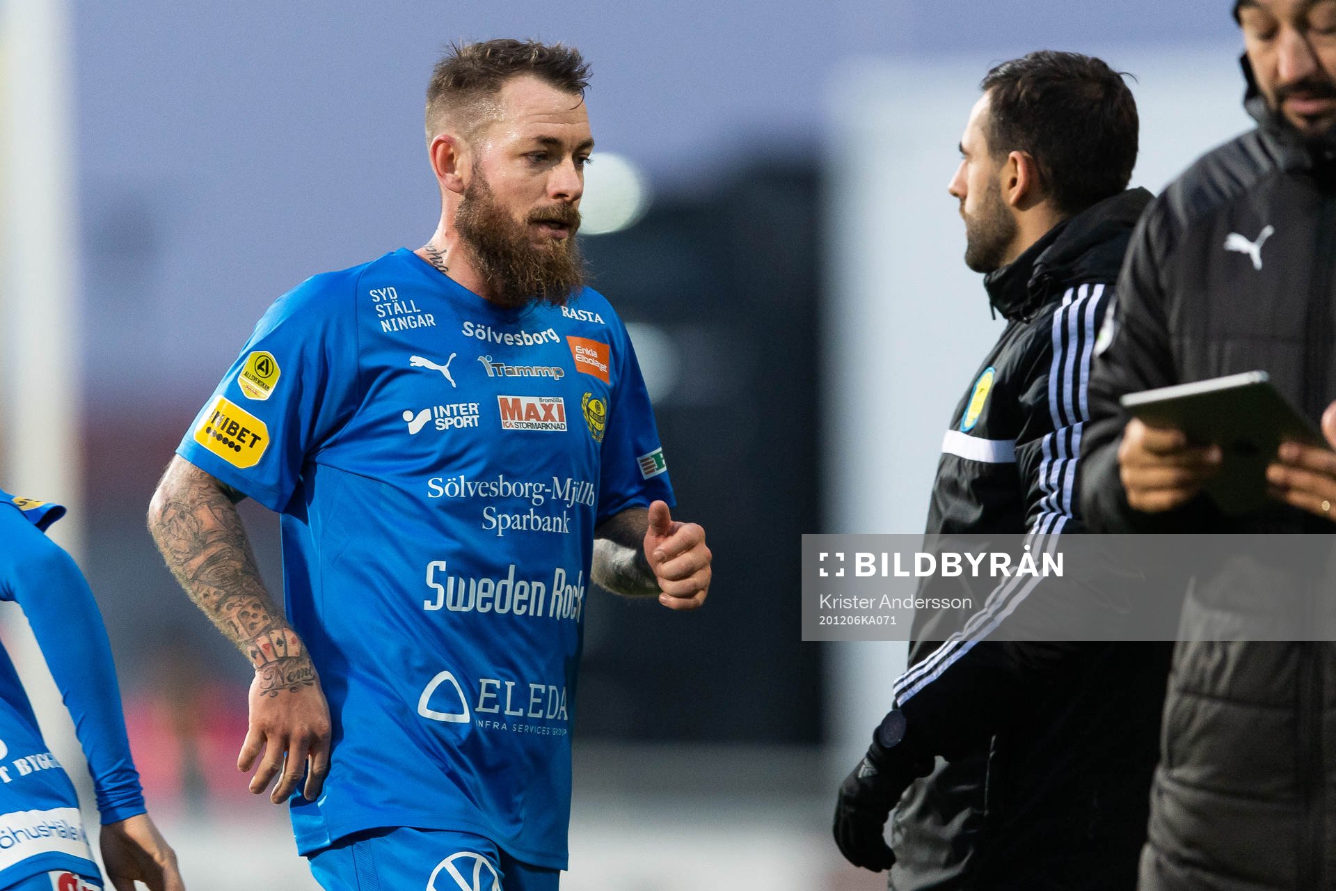 Mjällbys Martin Spelmann kliver av med skada