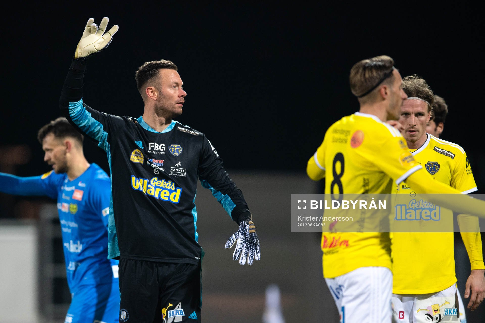 Falkenbergs målvakt Viktor Noring