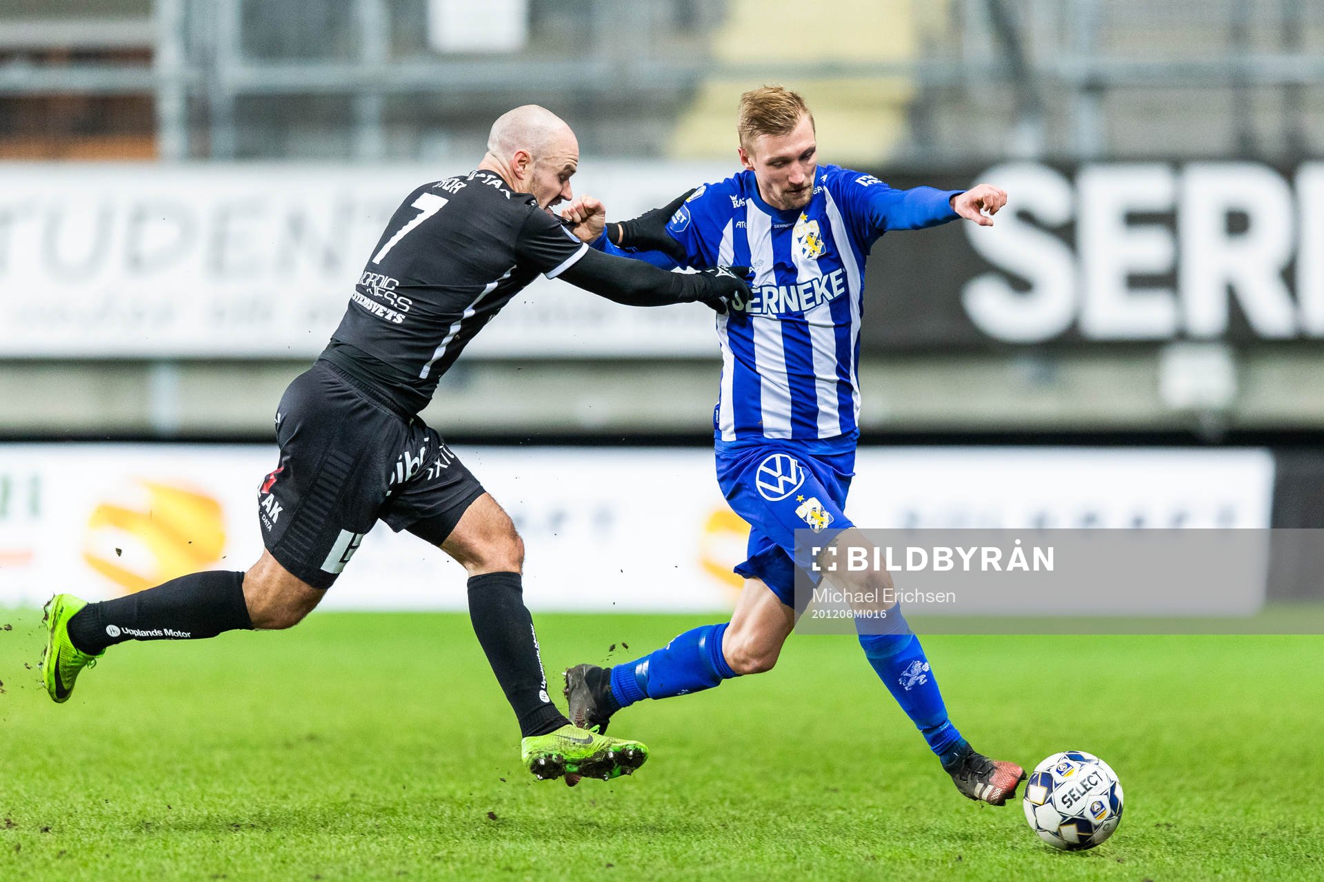 Sirius Niklas Thor och IFK Göteborg Sebastian Eriksson
