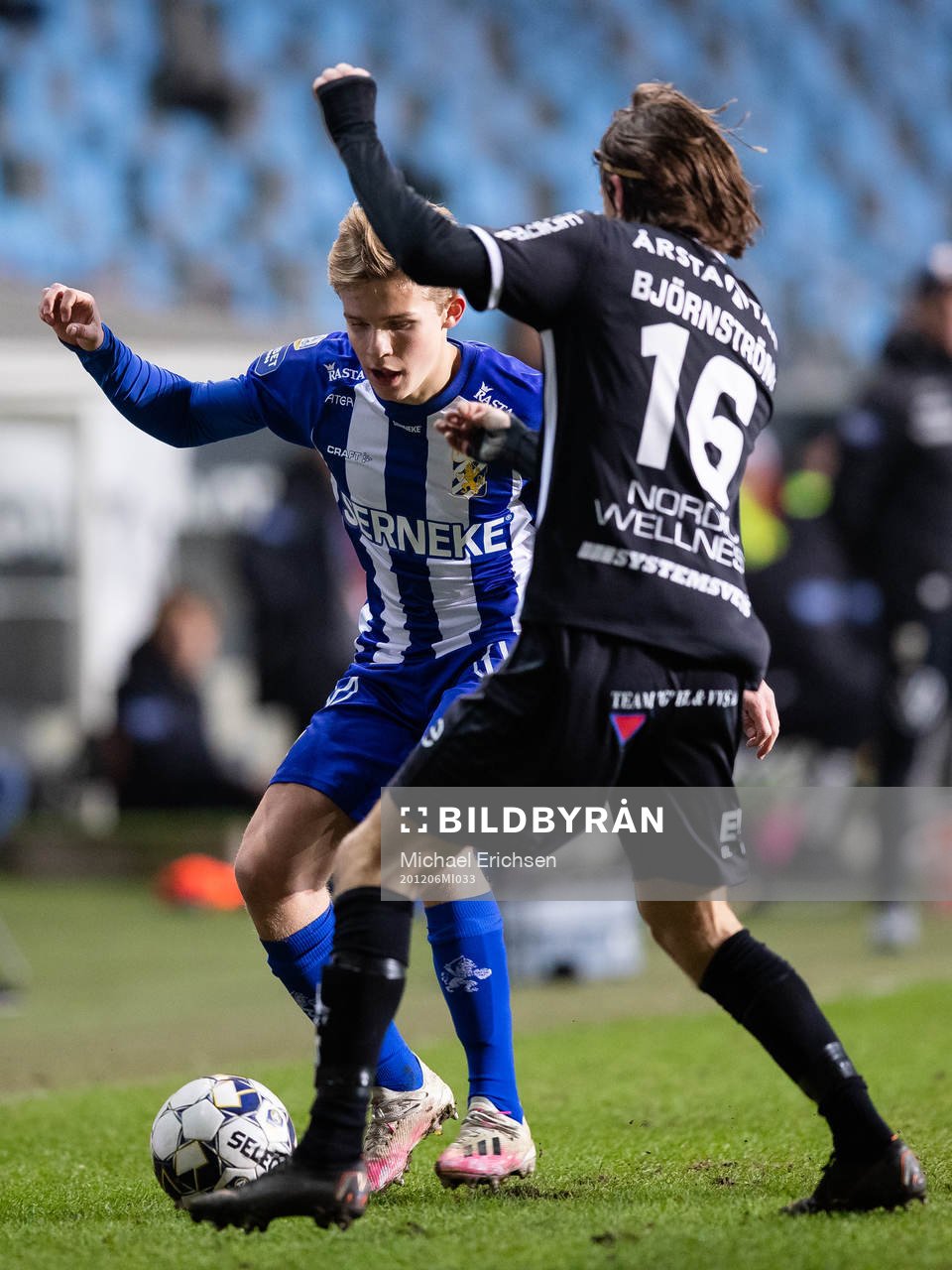 IFK Göteborgs Isak Dahlqvist och Sirius Axel Björnström