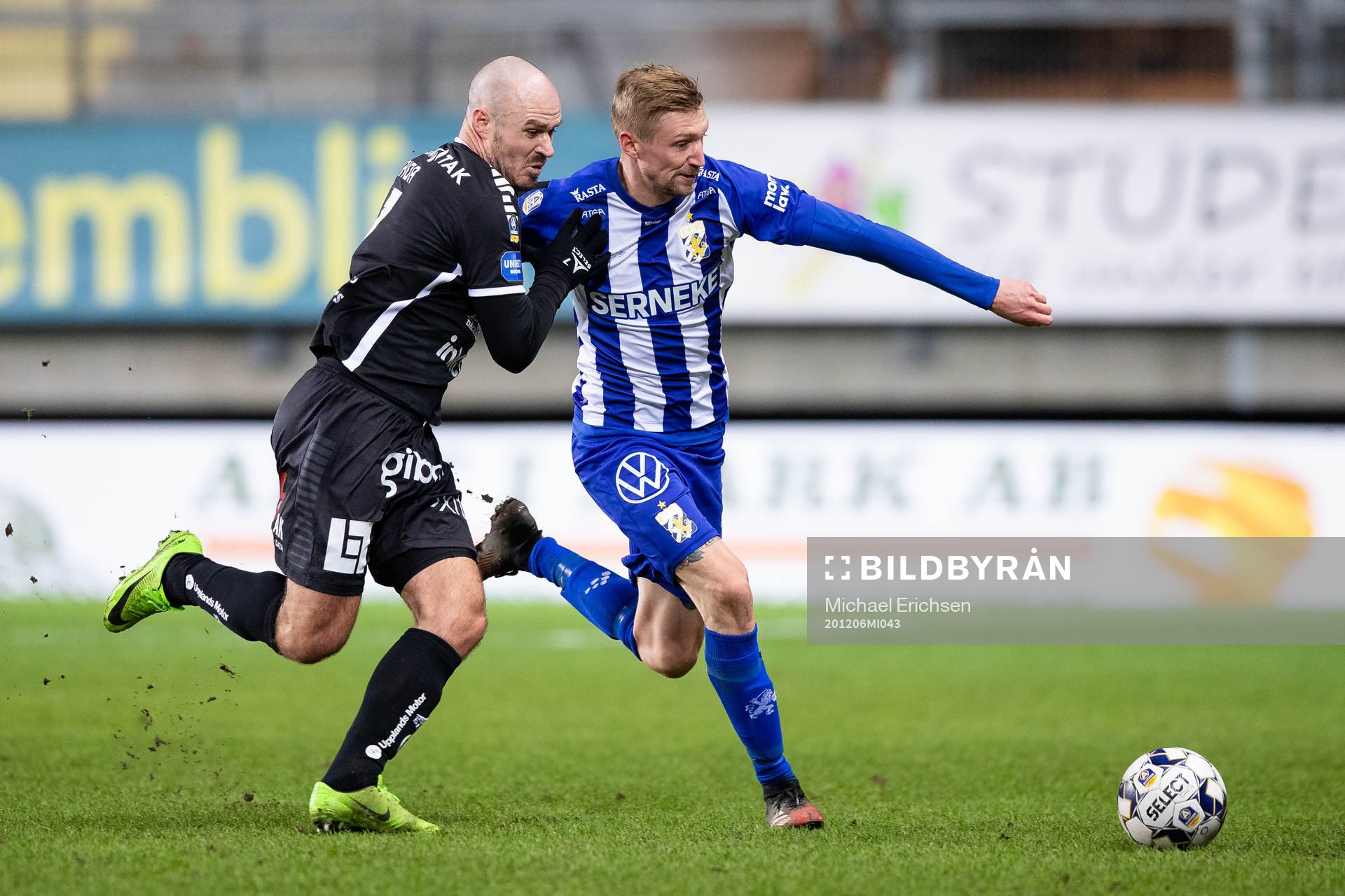 Sirius Niklas Thor och IFK Göteborgs Sebastian Eriksson