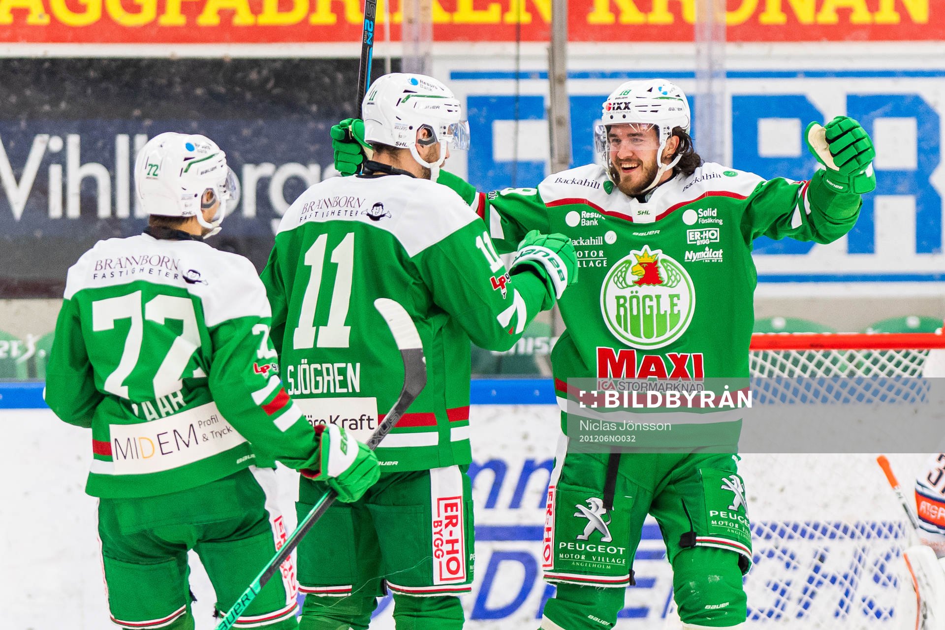 Rögles Dennis Everberg jublar