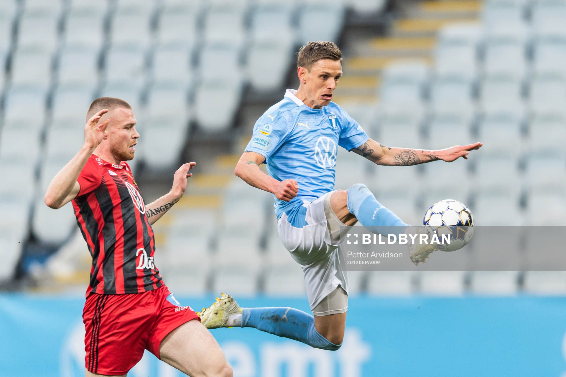 Östersunds Thomas Isherwood och Malmö FFs Sören Rieks