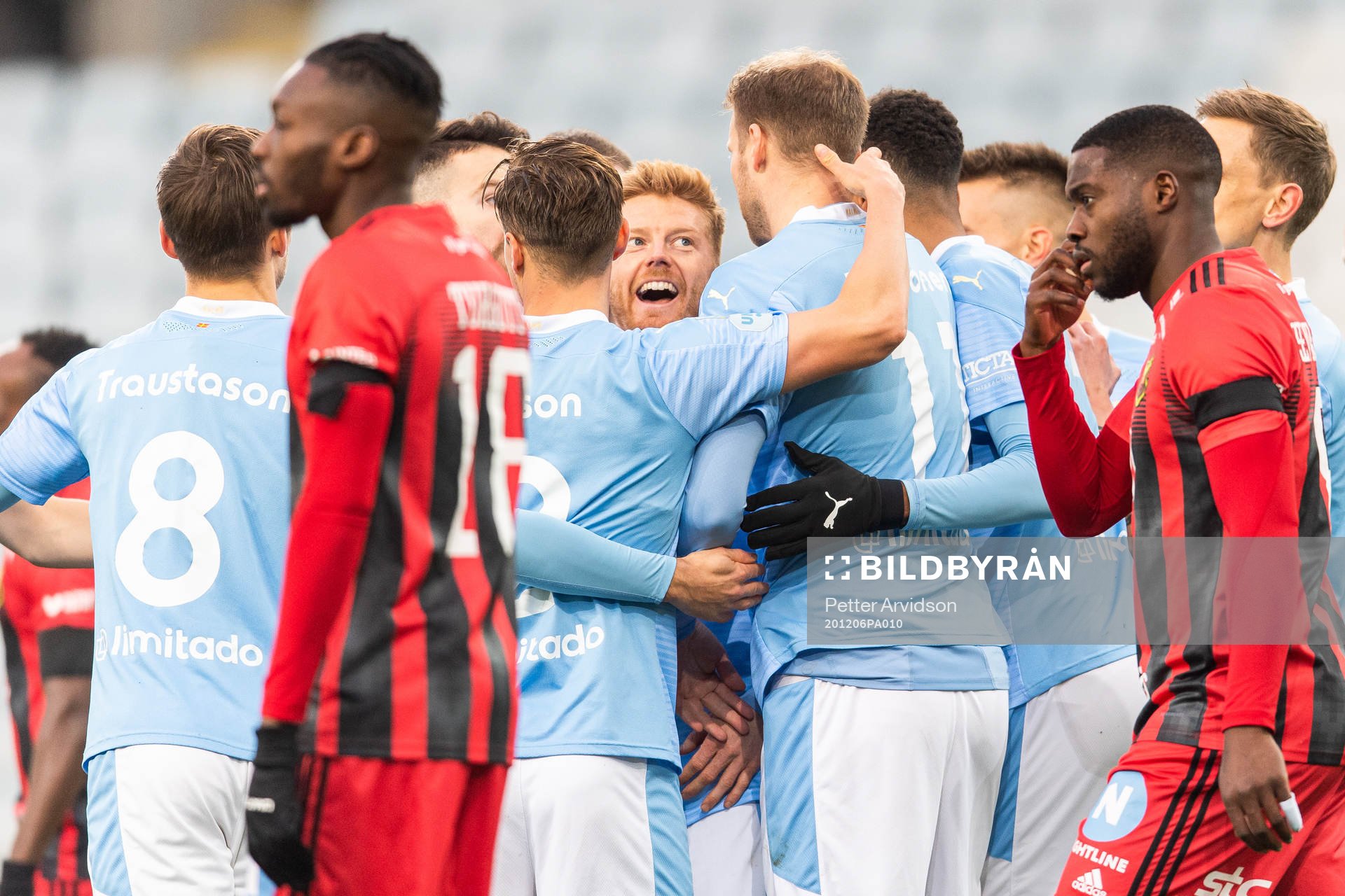 Malmö FFs Anders Christiansen jublar