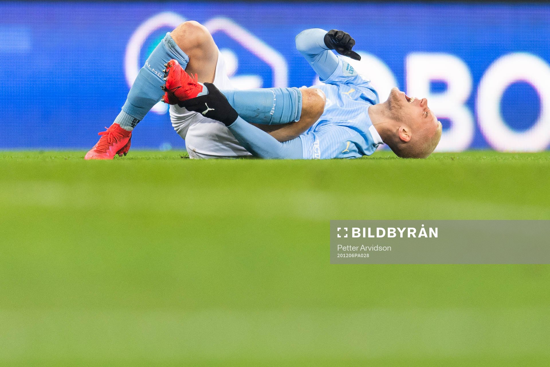 Malmö FFs Felix Beijmo har ont
