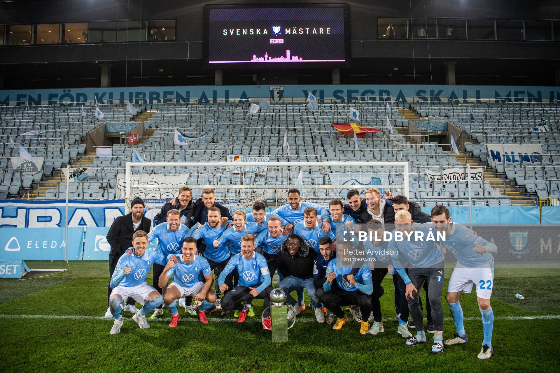 under fotbollsmatchen i Allsvenskan mellan Malmö FF och