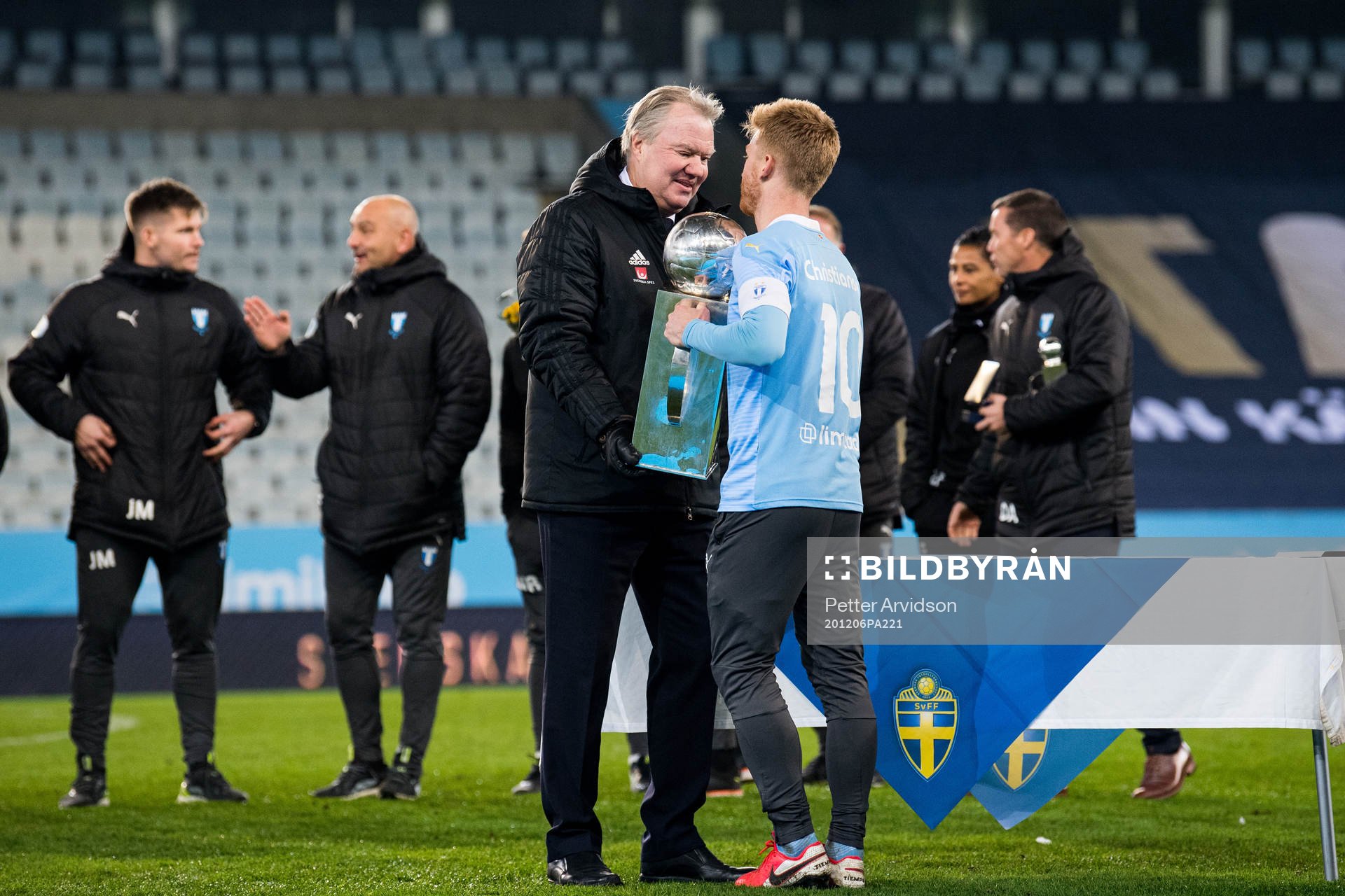Svenska Fotbollförbundets ordförande Karl-Erik Nilsson