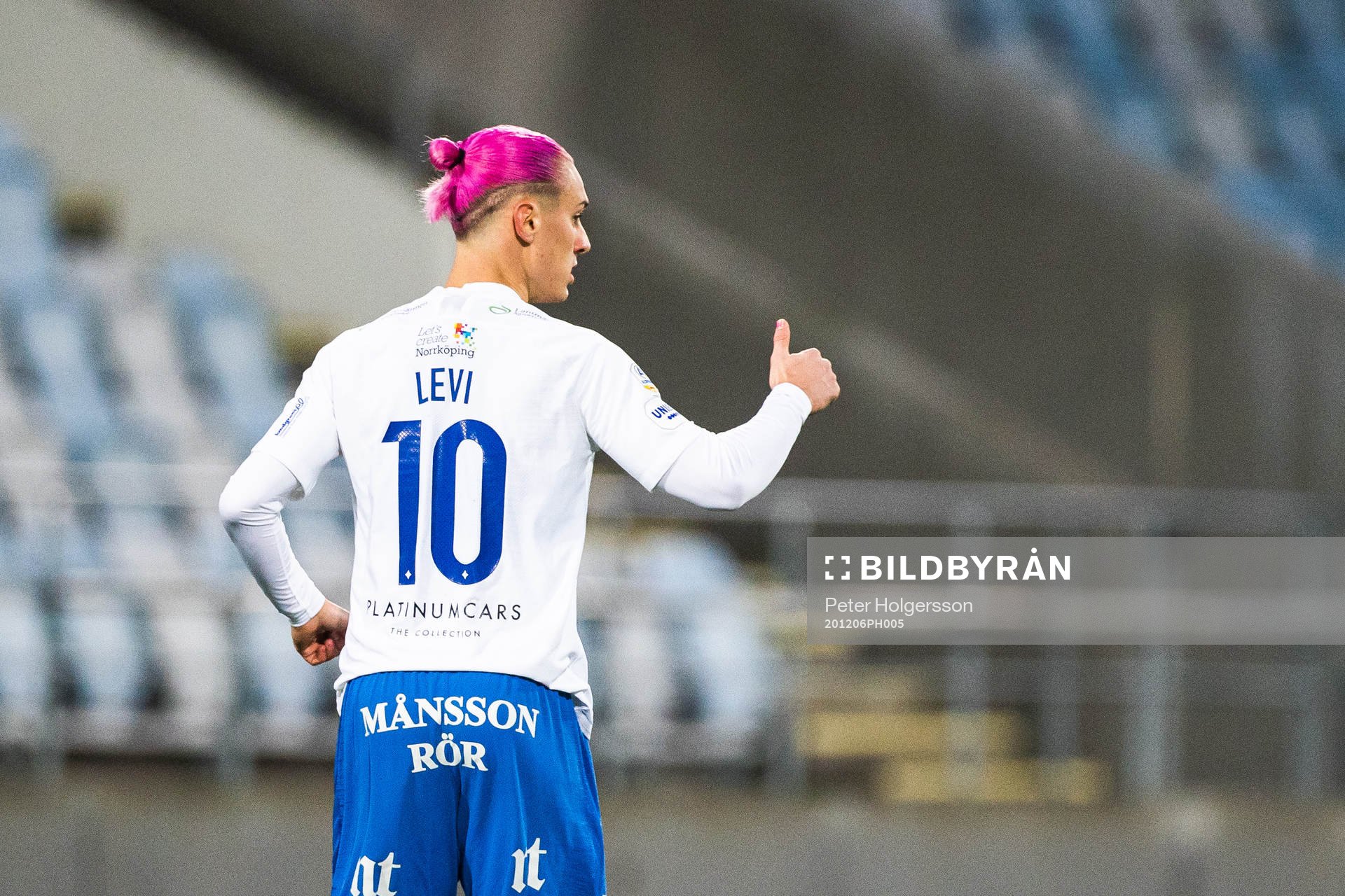 IFK Norrköpings Jonathan Levi jublar
