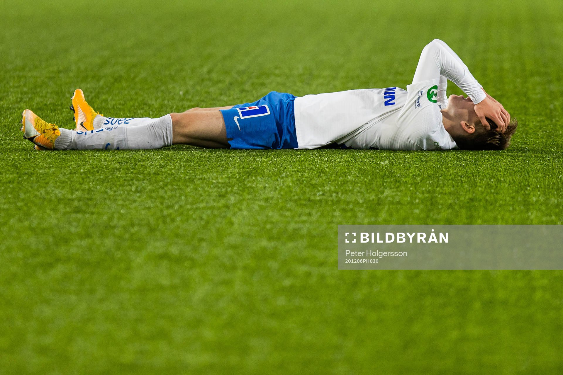 IFK Norrköpings Ísak Bergmann Jóhannesson deppar