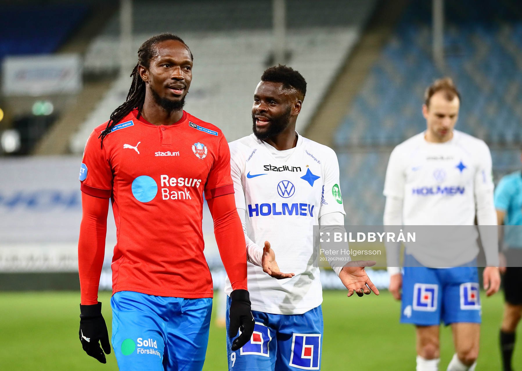 Helsingborgs Kebba Ceesay och IFK Norrköpings Maic Sema