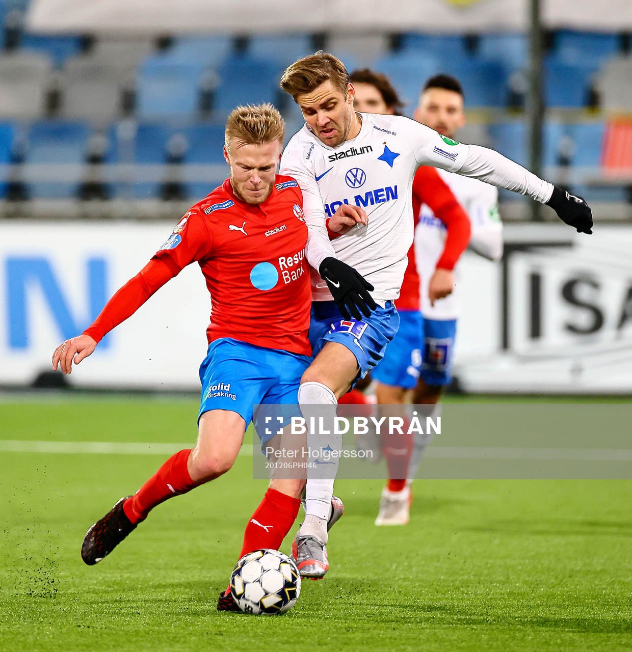 Helsingborgs Andreas Landgren och IFK Norrköpings