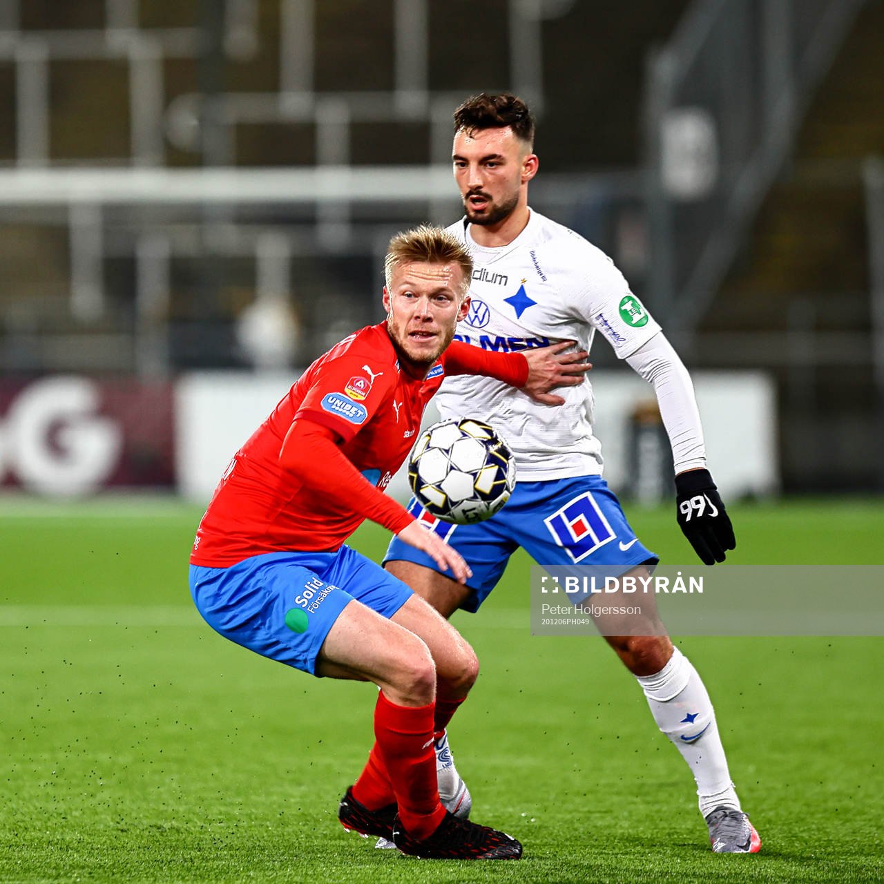 Helsingborgs Andreas Landgren och IFK Norrköpings Sead