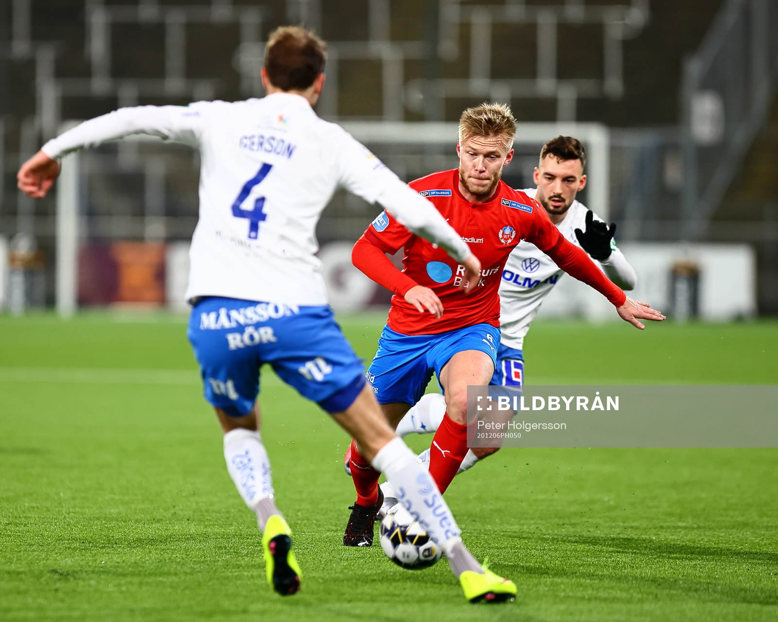 Helsingborgs Andreas Landgren och IFK Norrköpings Sead