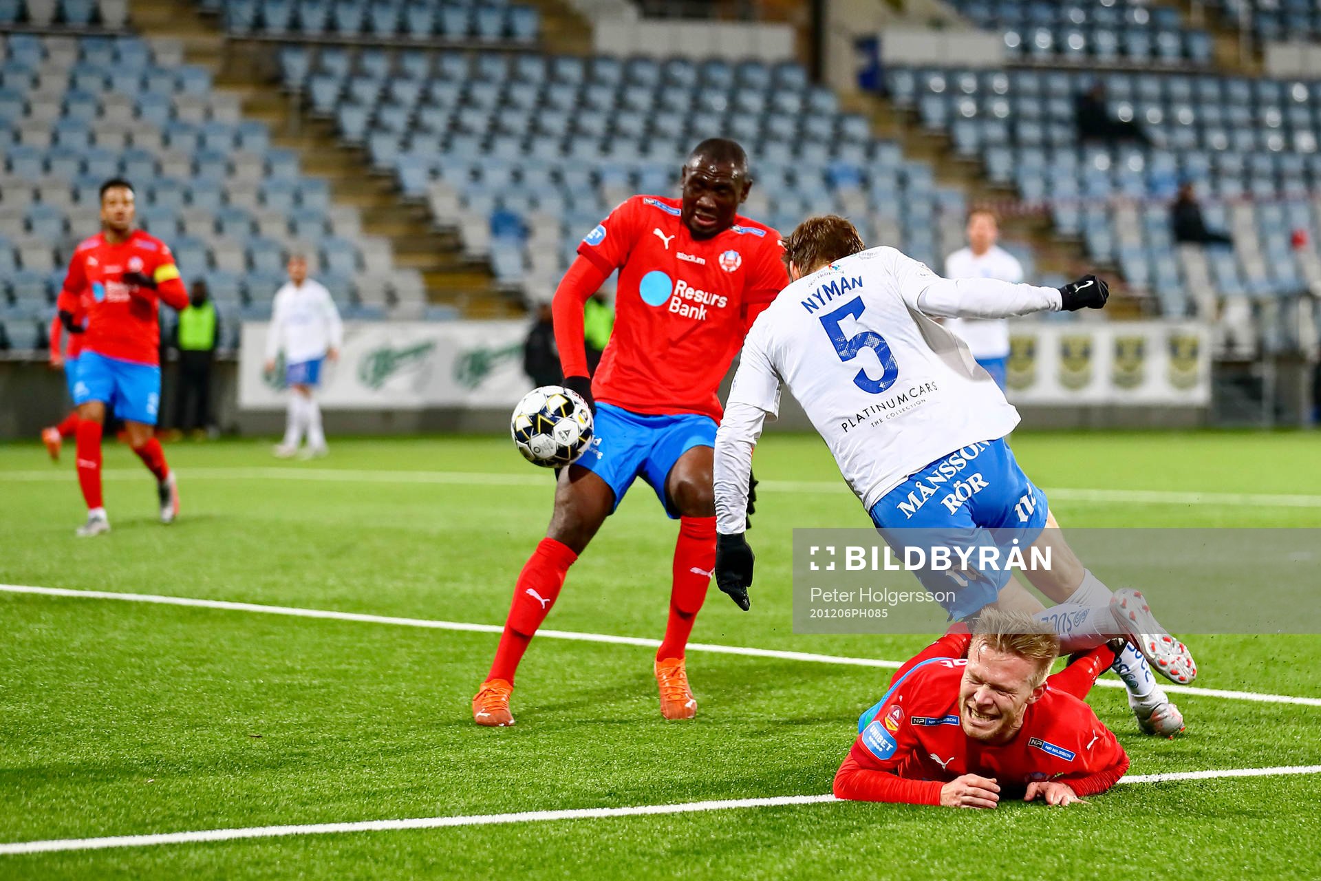 Helsingborgs Andreas Landgren och IFK Norrköpings