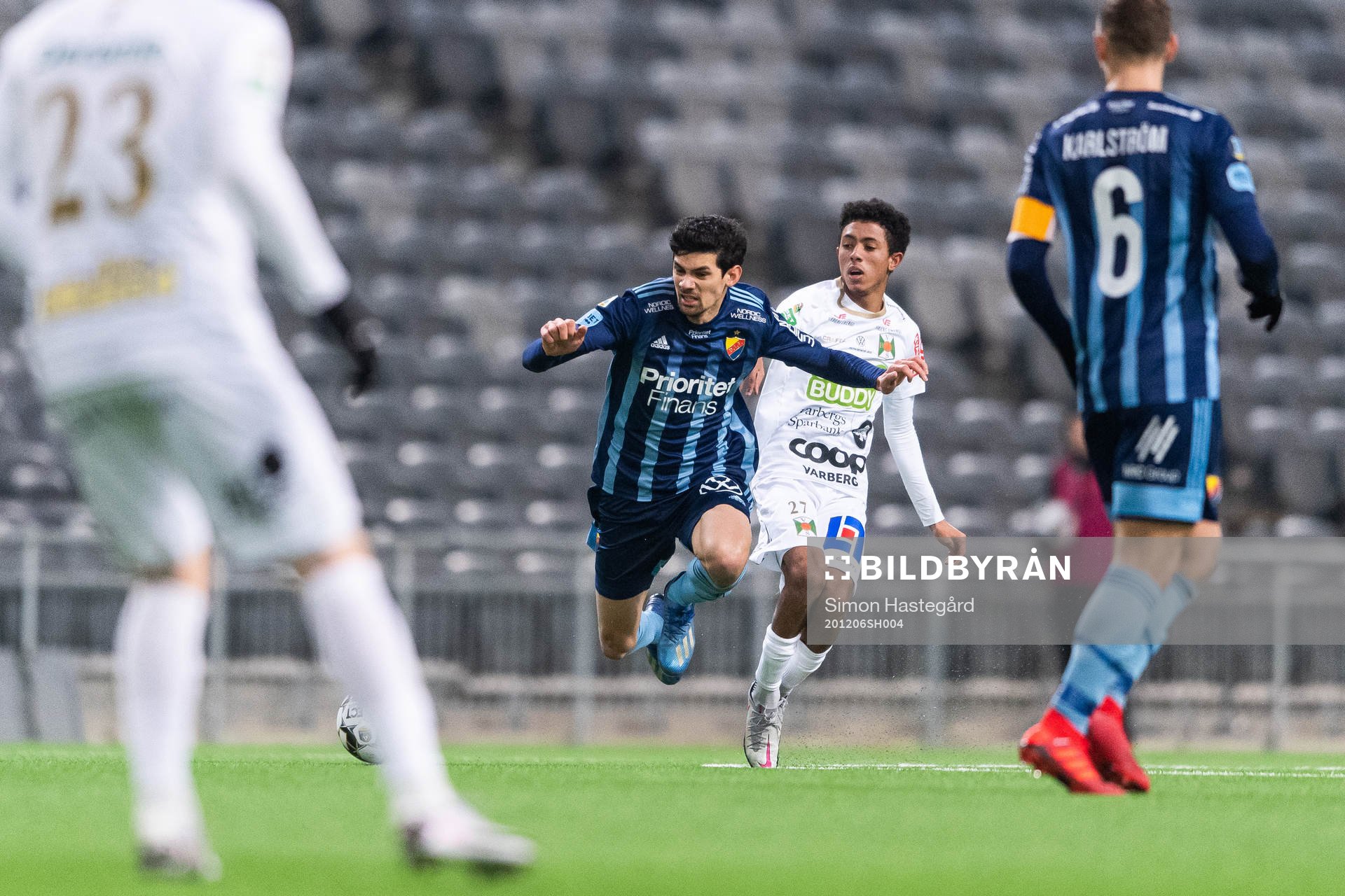 Tashreeq Matthews Varbergs fäller Djurgårdens Jesper