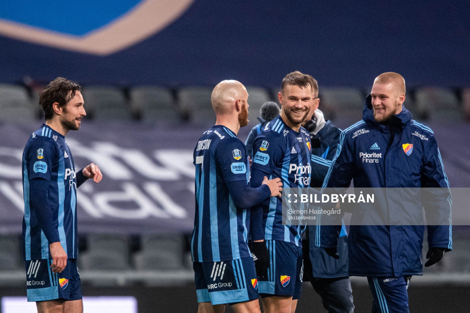 Djurgårdens Kevin Walker , Magnus Eriksson , Jesper