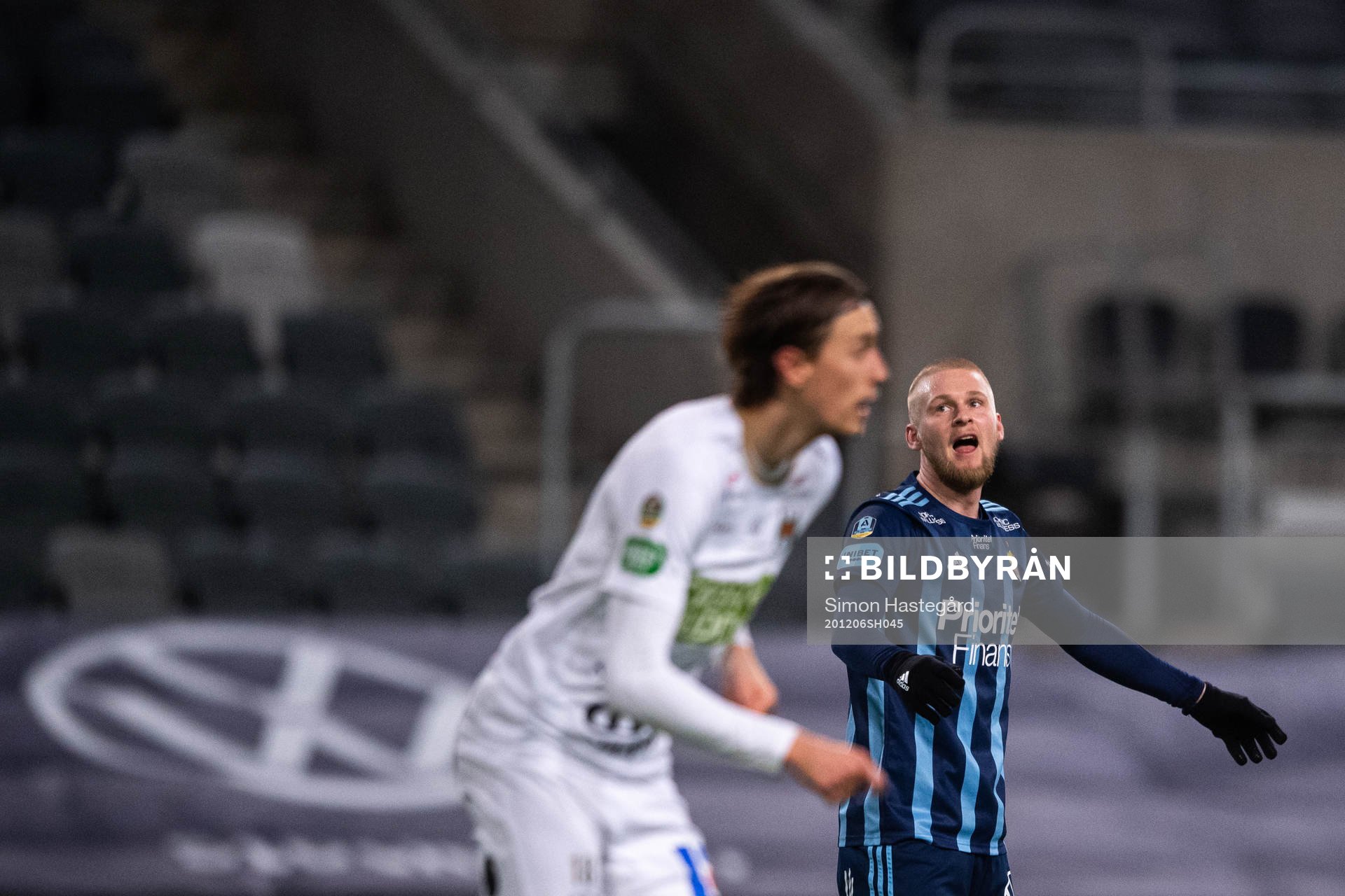 Djurgårdens Kalle Holmberg deppar