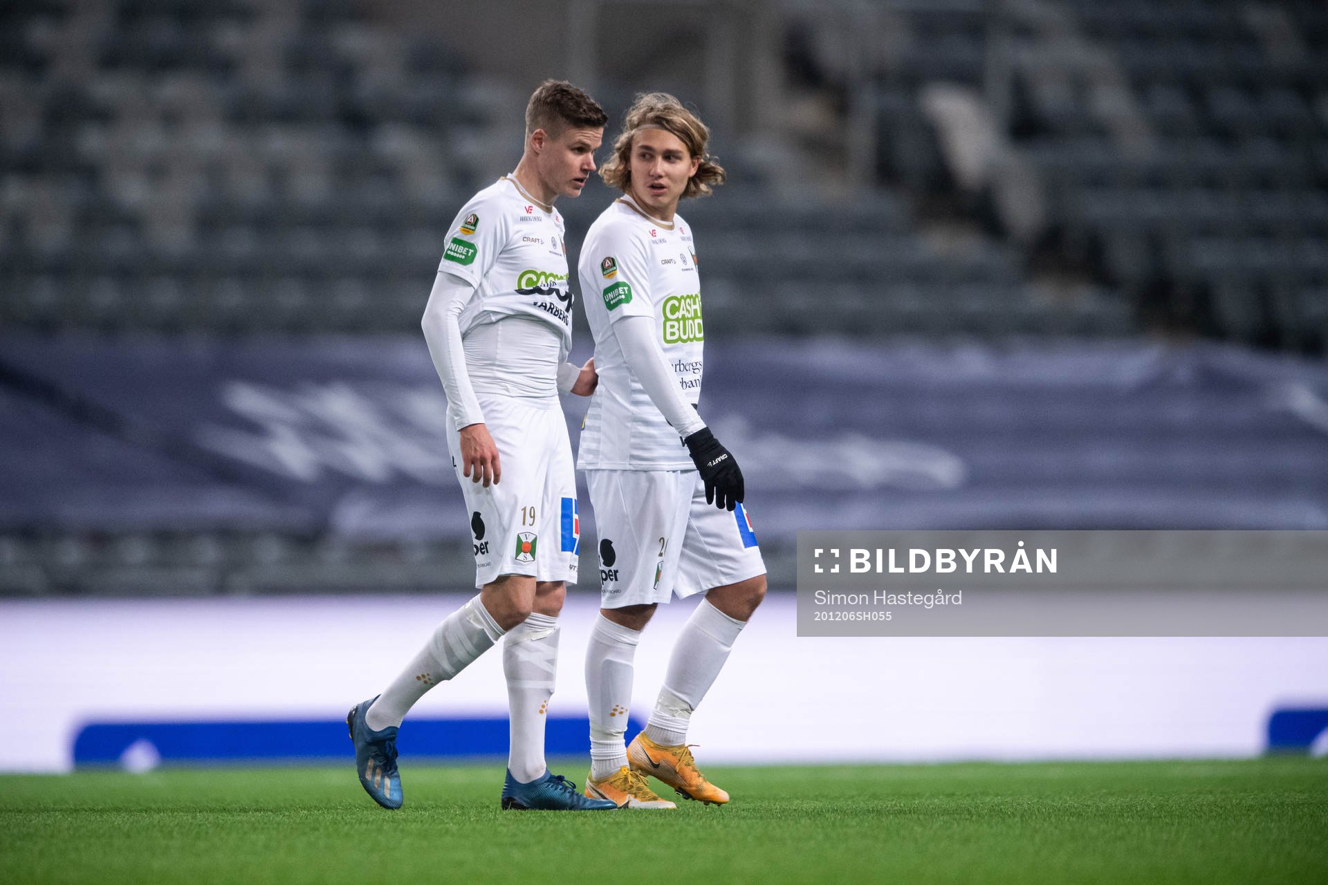 Varbergs Gustav Norlin och Sebastian Nanasi  deppar