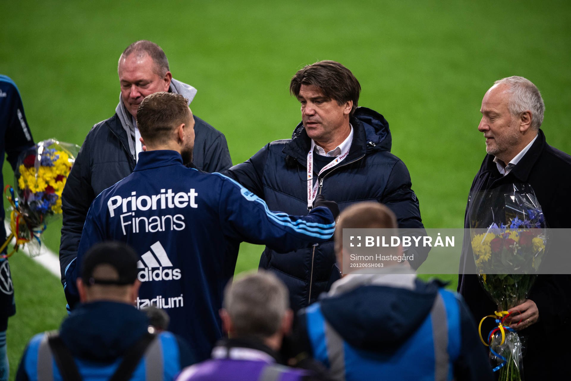 Djurgårdens Jesper Karlström och sportchef Bosse Andersson