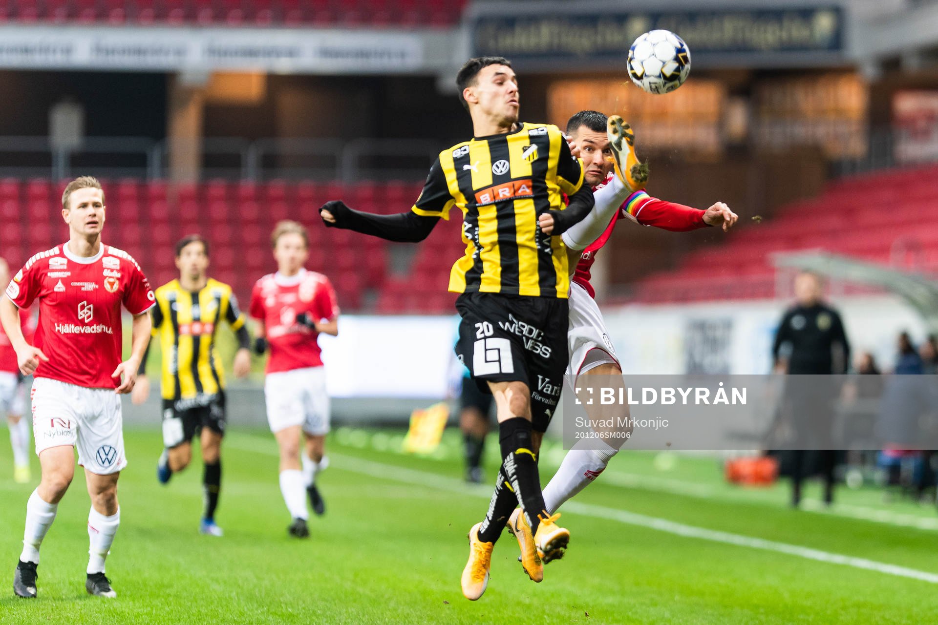 Kalmars Emin Nouri och Häckens Ali Youssef