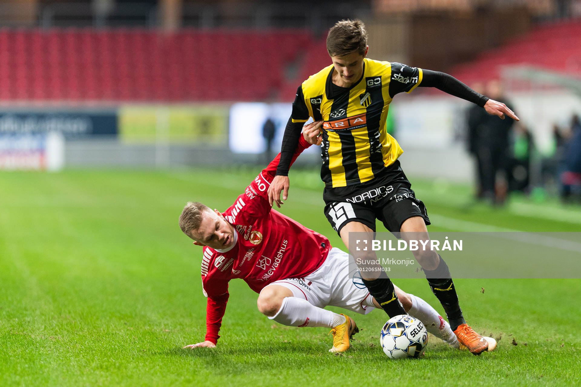 Kalmars Isak Jansson och Häckens Leo Bengtsson