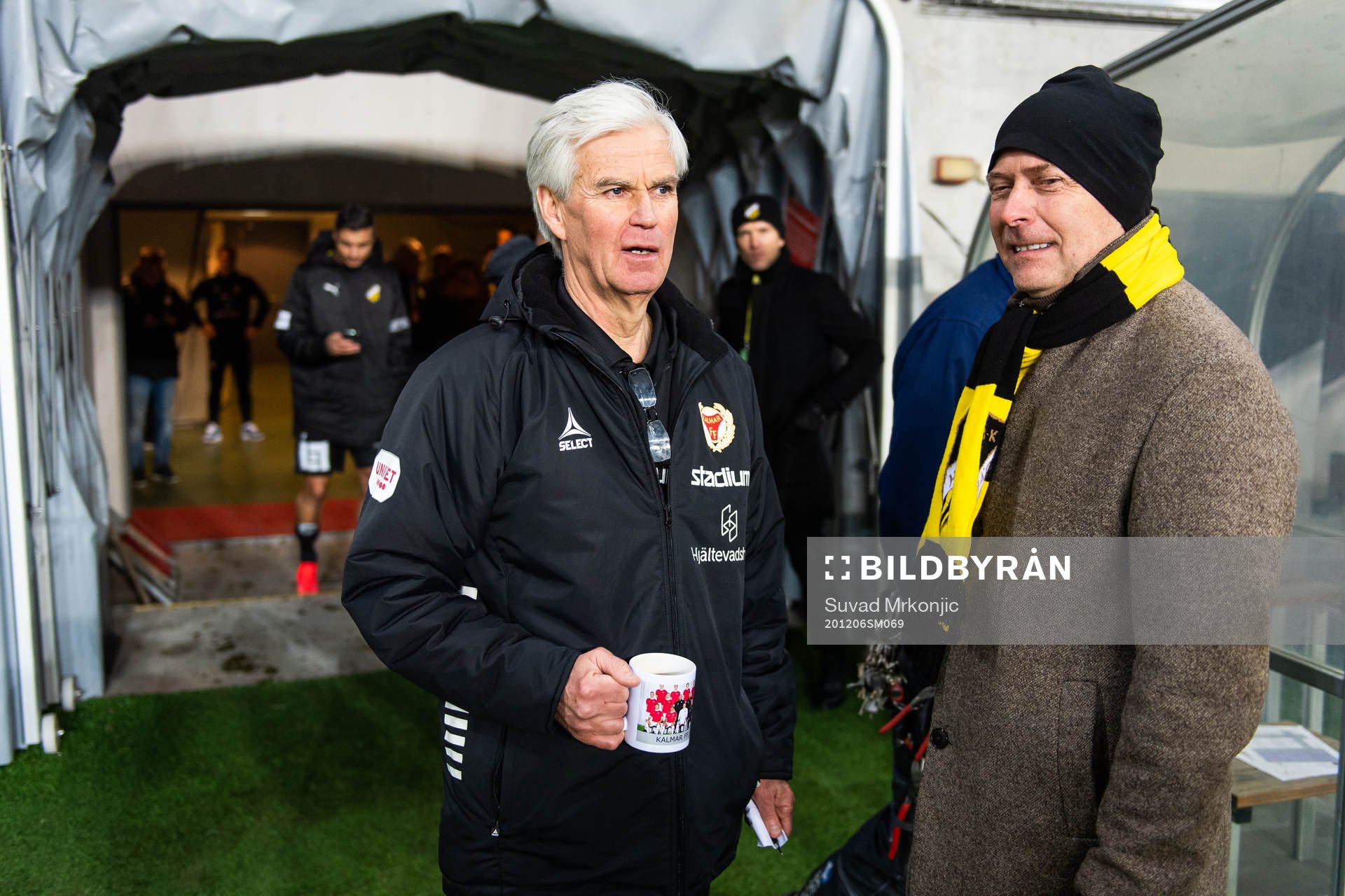 Kalmars tränare Nanne Bergstrand och sportchef Sonny
