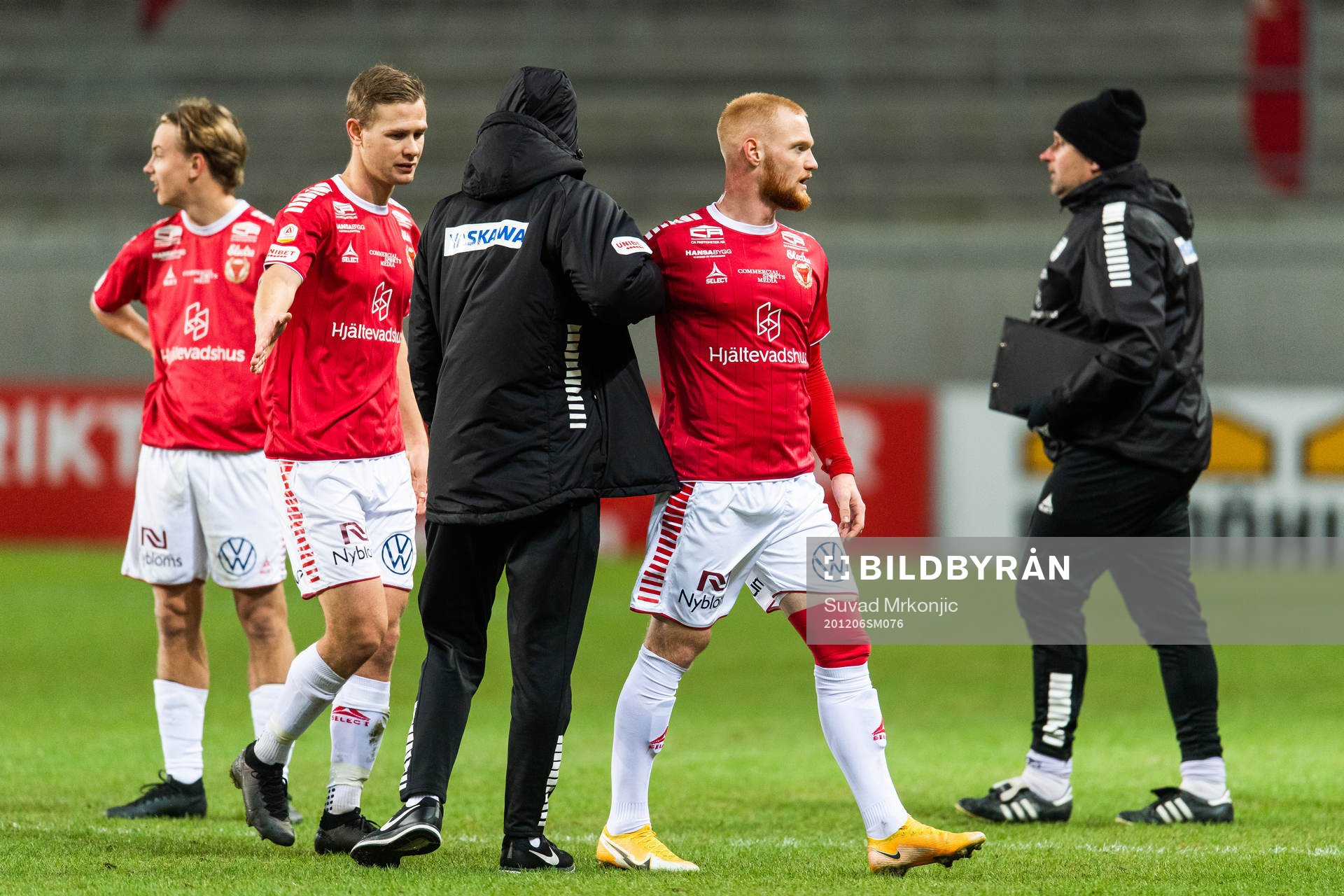 Kalmars Erik Israelsson och Nils Fröling jublar