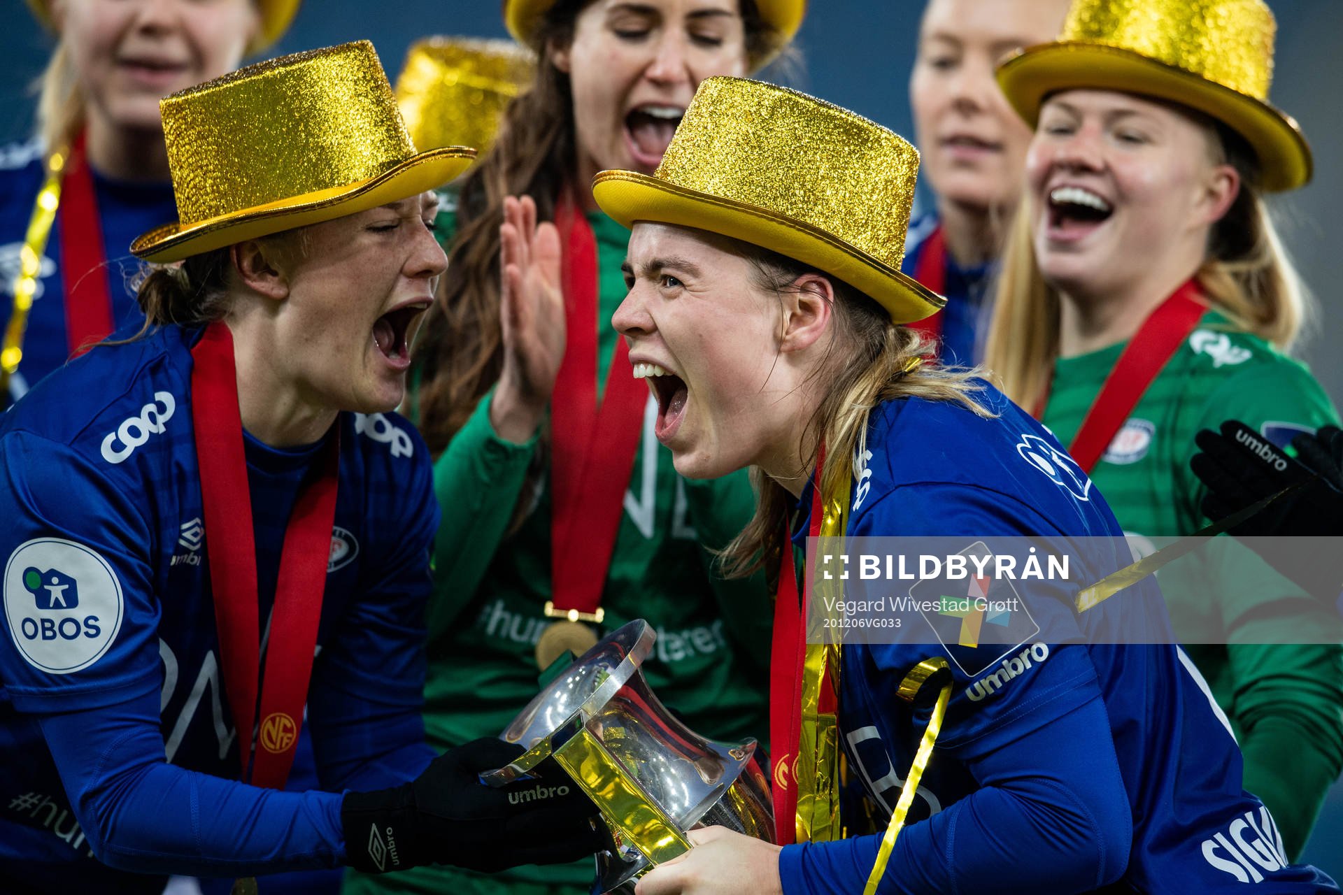 Ingibjörg Sigurdardottir of Vålerenga celebrates