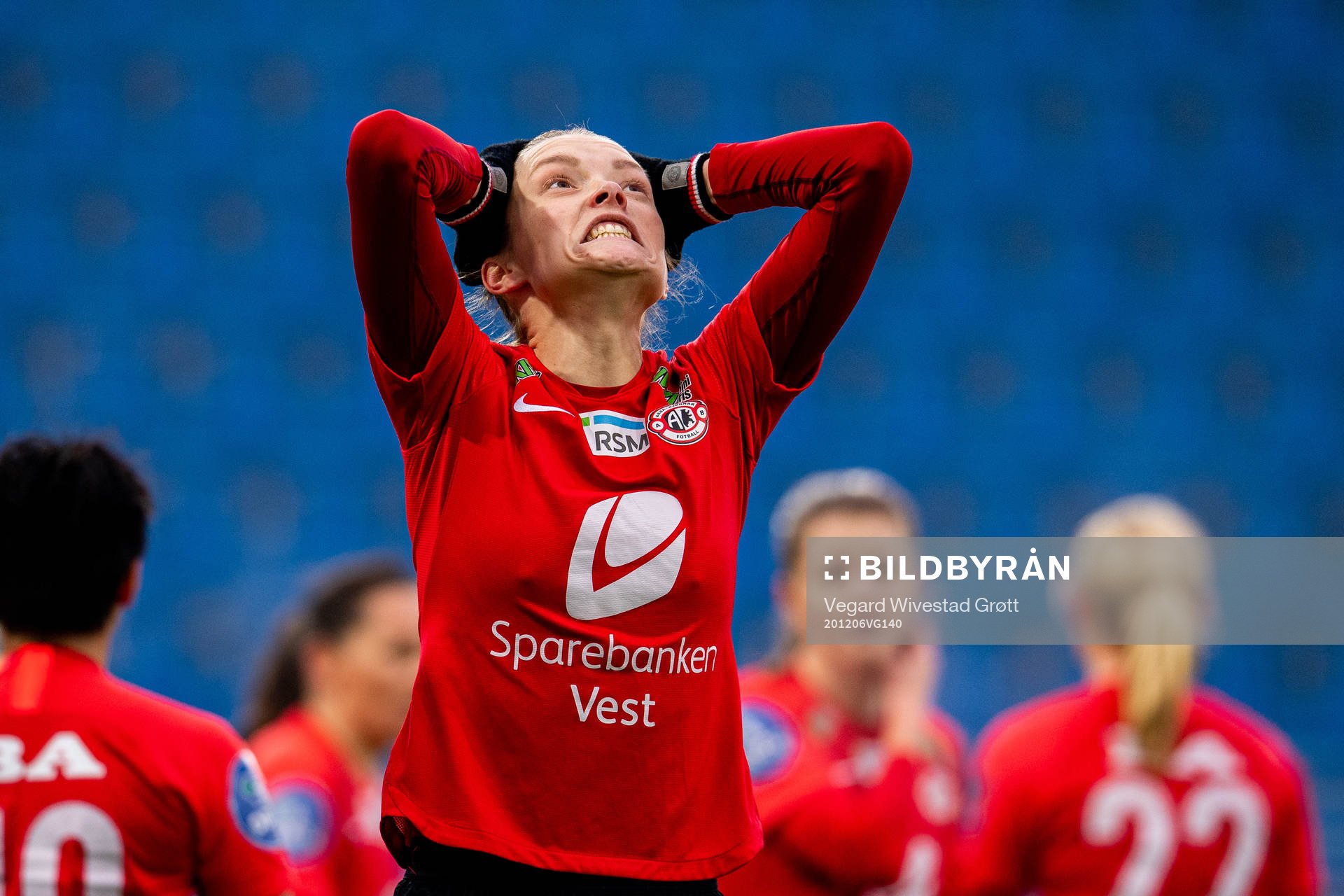 Kristin Risnes of Arna-Bjørnar reacts