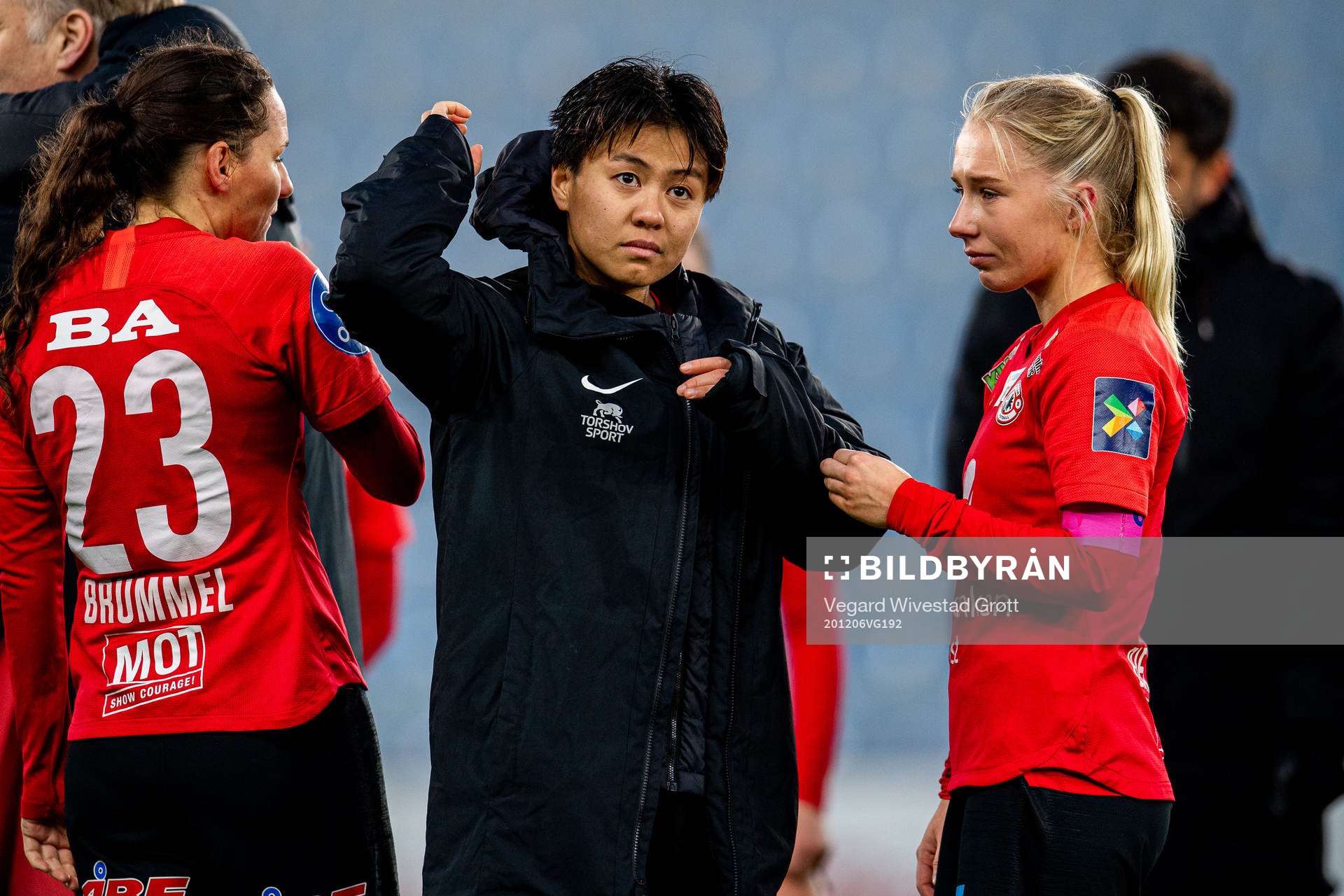 Marije Brummel, Meryll Abrahamsen and Thea Bjelde of