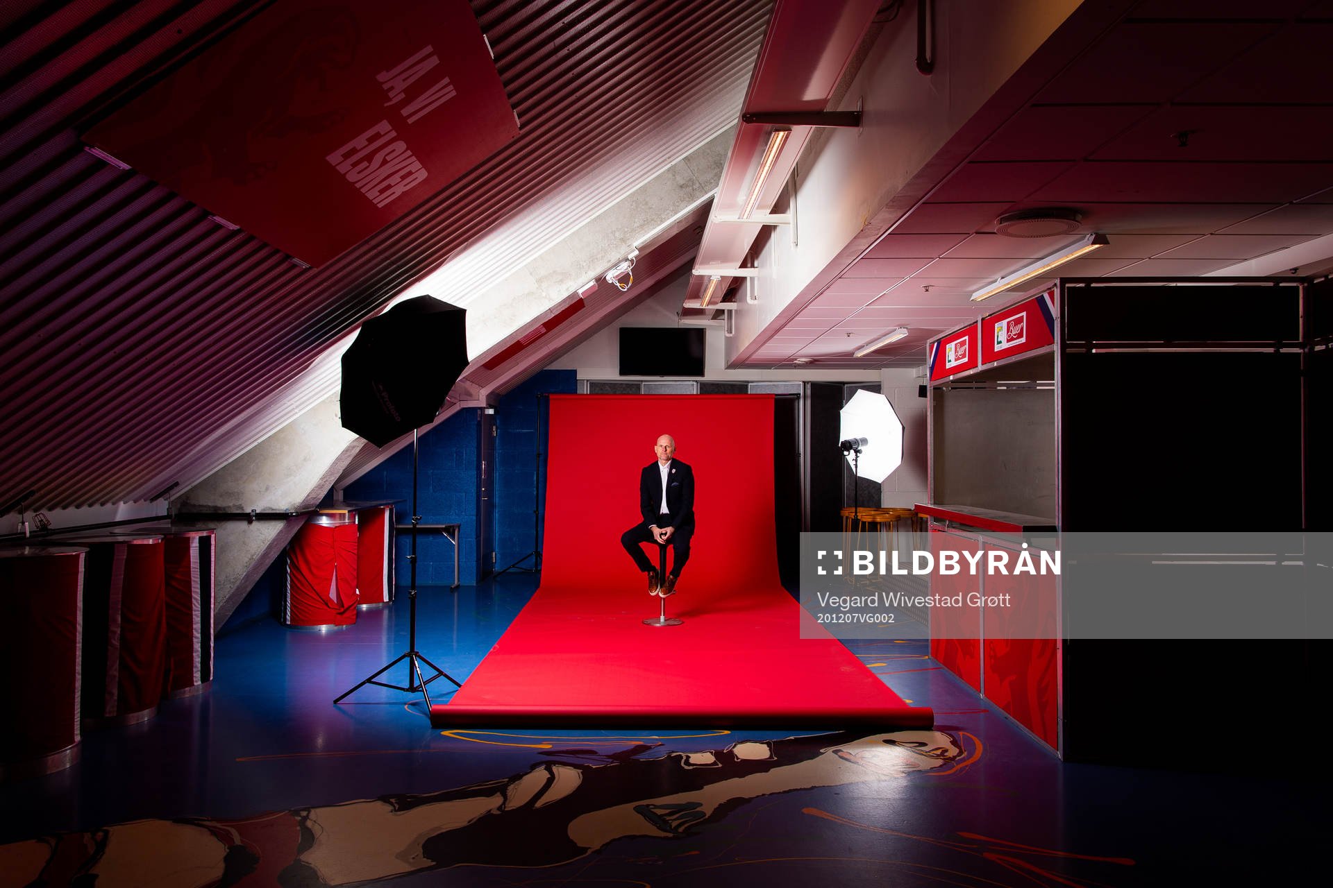 Ståle Solbakken poses for a portrait