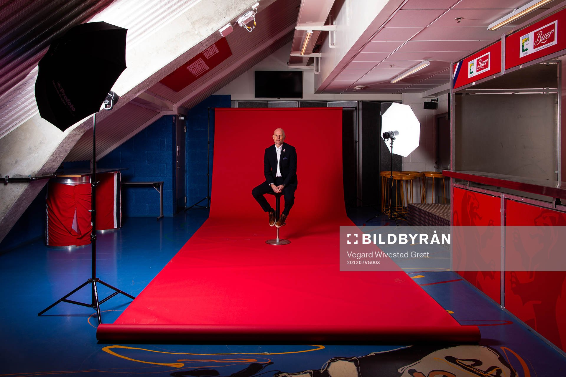 Ståle Solbakken poses for a portrait
