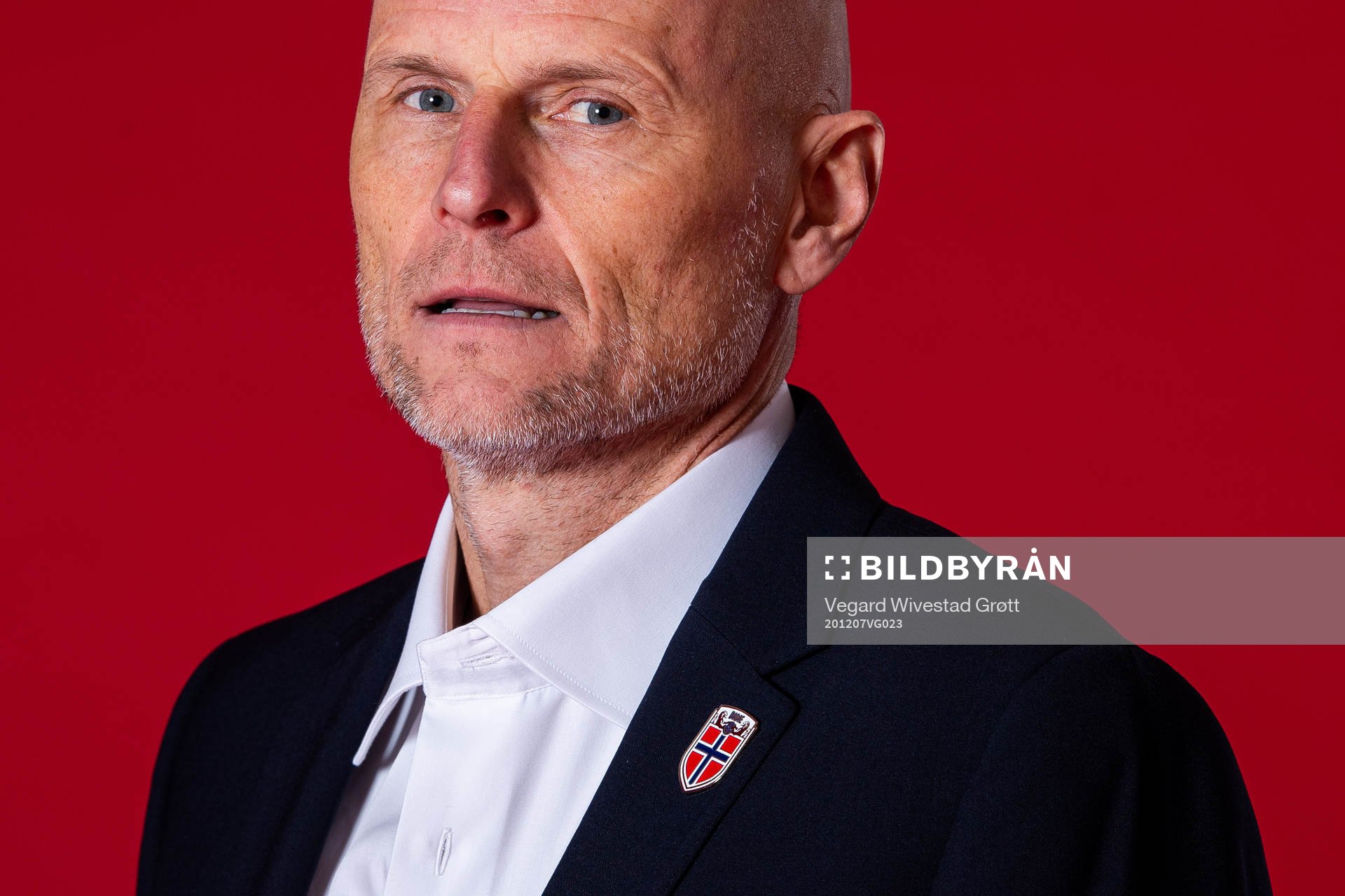 Ståle Solbakken poses for a portrait