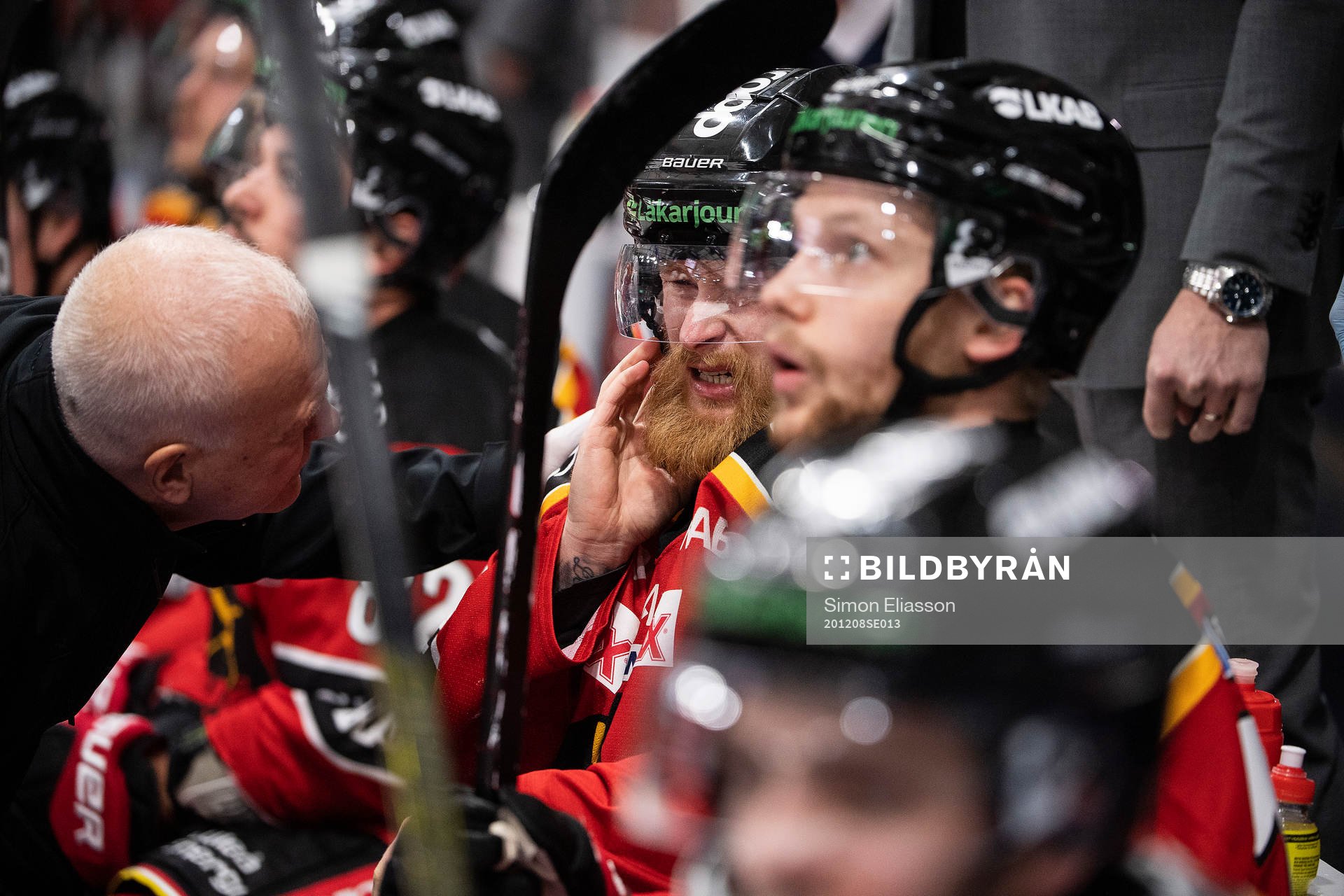 Luleås Linus Klasen har ont