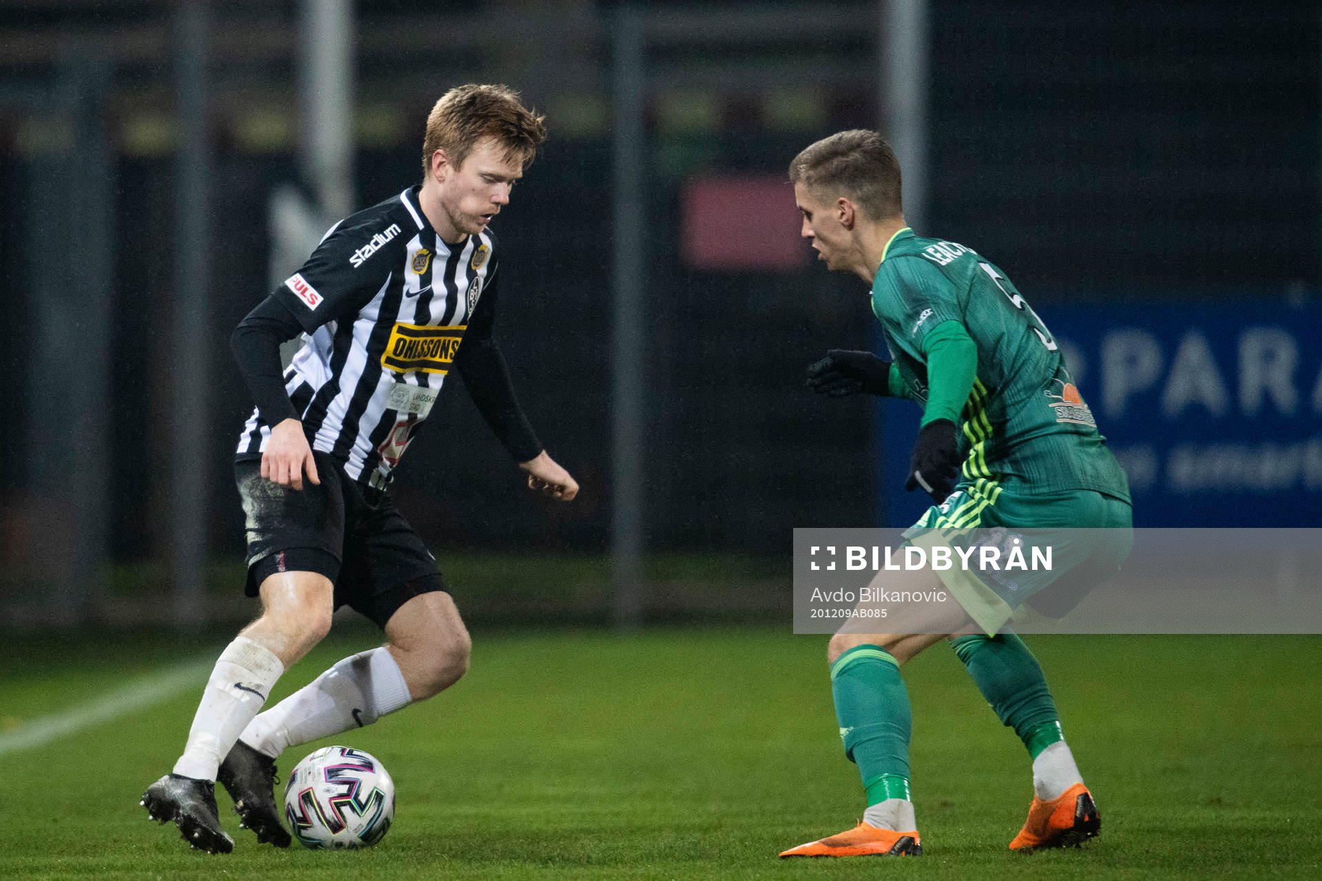 Landskronas Dennis Olofsson och Dalkurds Samuel Leach Holm