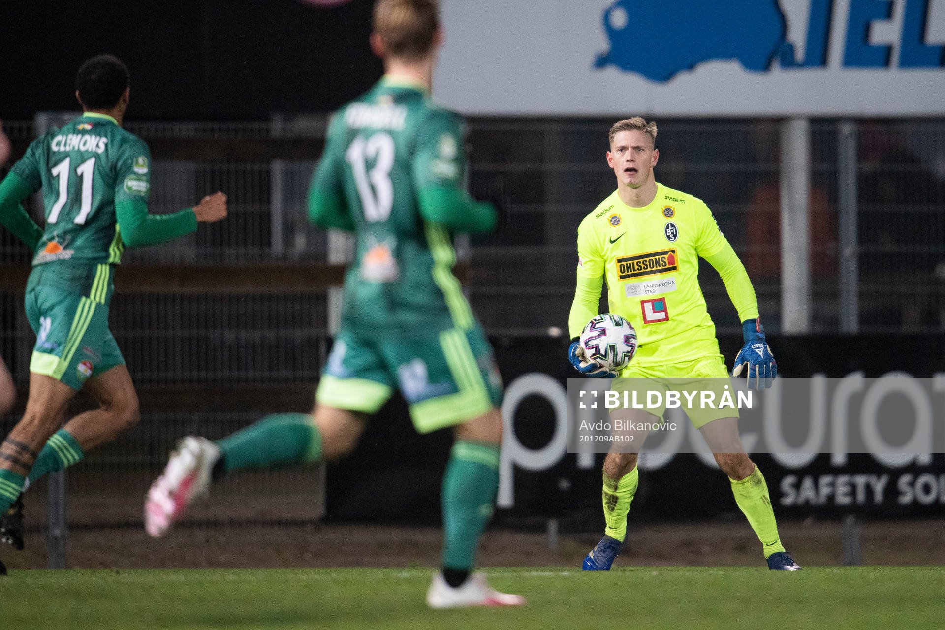 Landskronas målvakt Philip Mårtensson