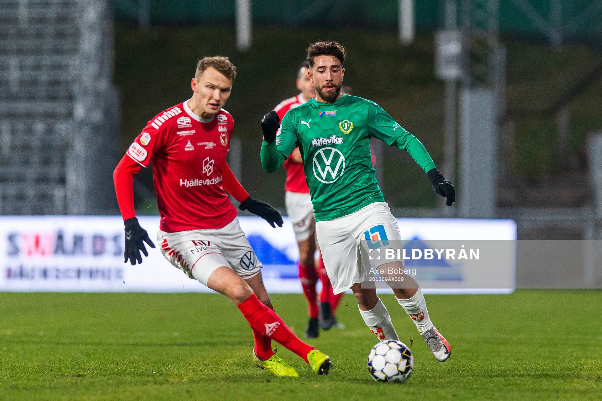 Kalmars Piotr Johansson och Jönköpings Moustafa Zeidan