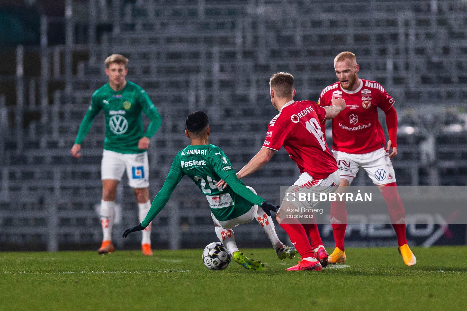 Jönköpings Amir Al-Ammari och Kalmars Isak Jansson