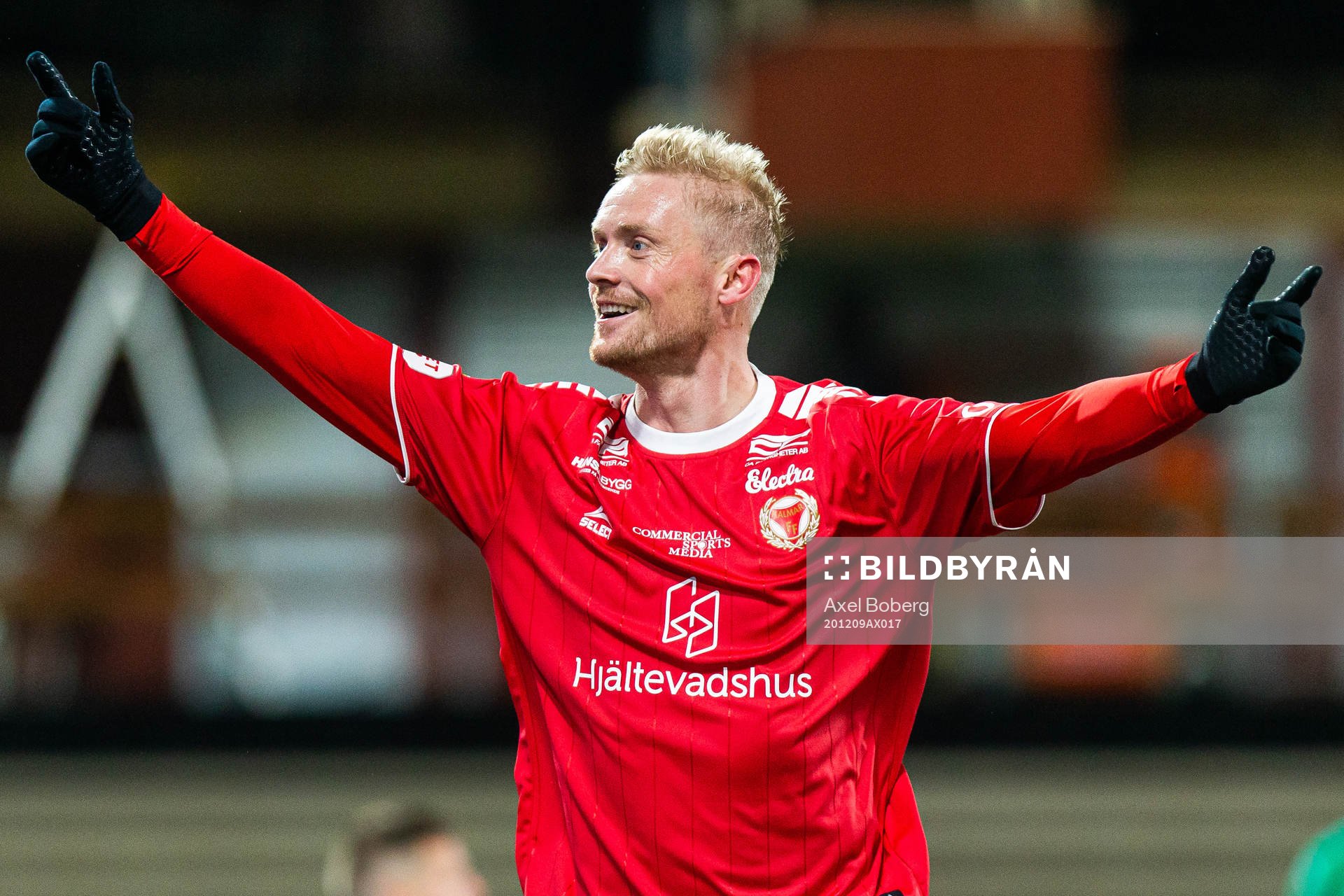 Kalmars Geir André Herrem jublar