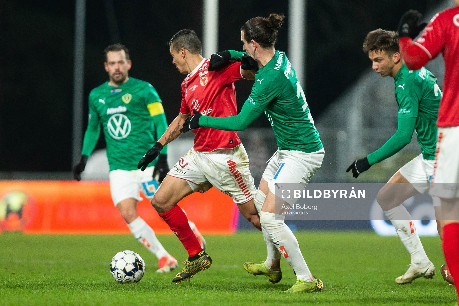 Kalmars Viktor Elm och Jönköpings Edin Hamidovic