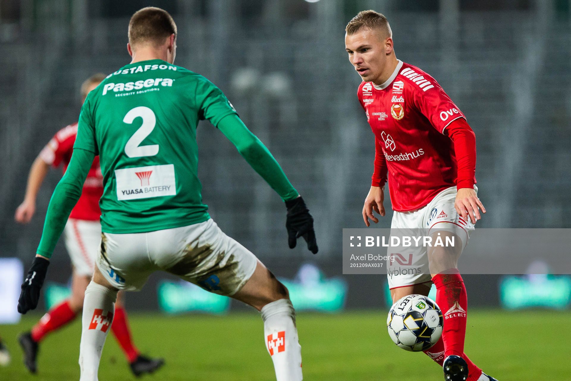 Kalmars Sebastian Ring och Jönköpings Elias Gustafson