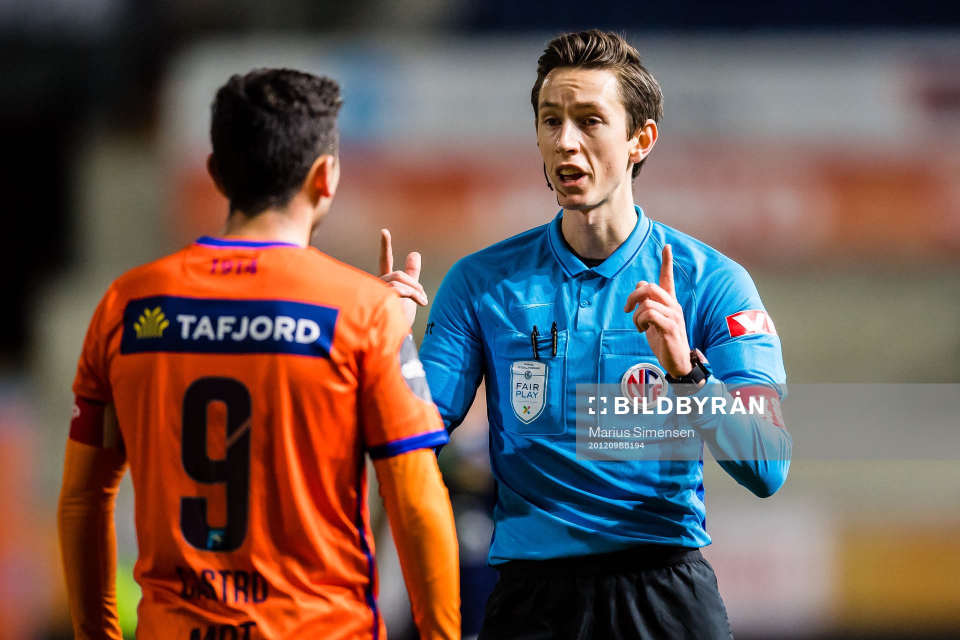 Sivert Øksnes Amland, referee